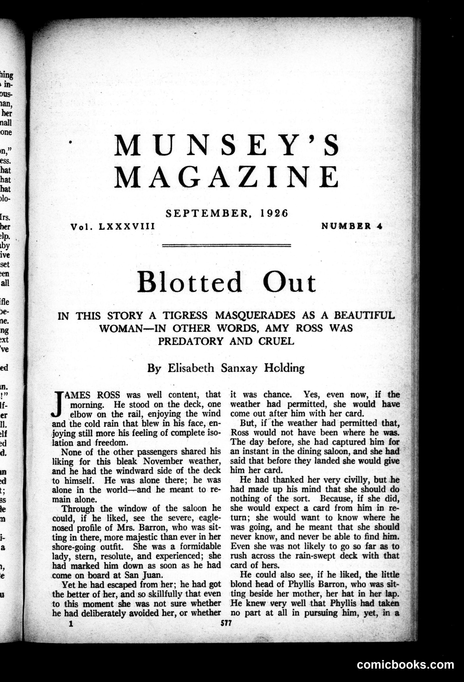 Munsey's Magazine, September 1926