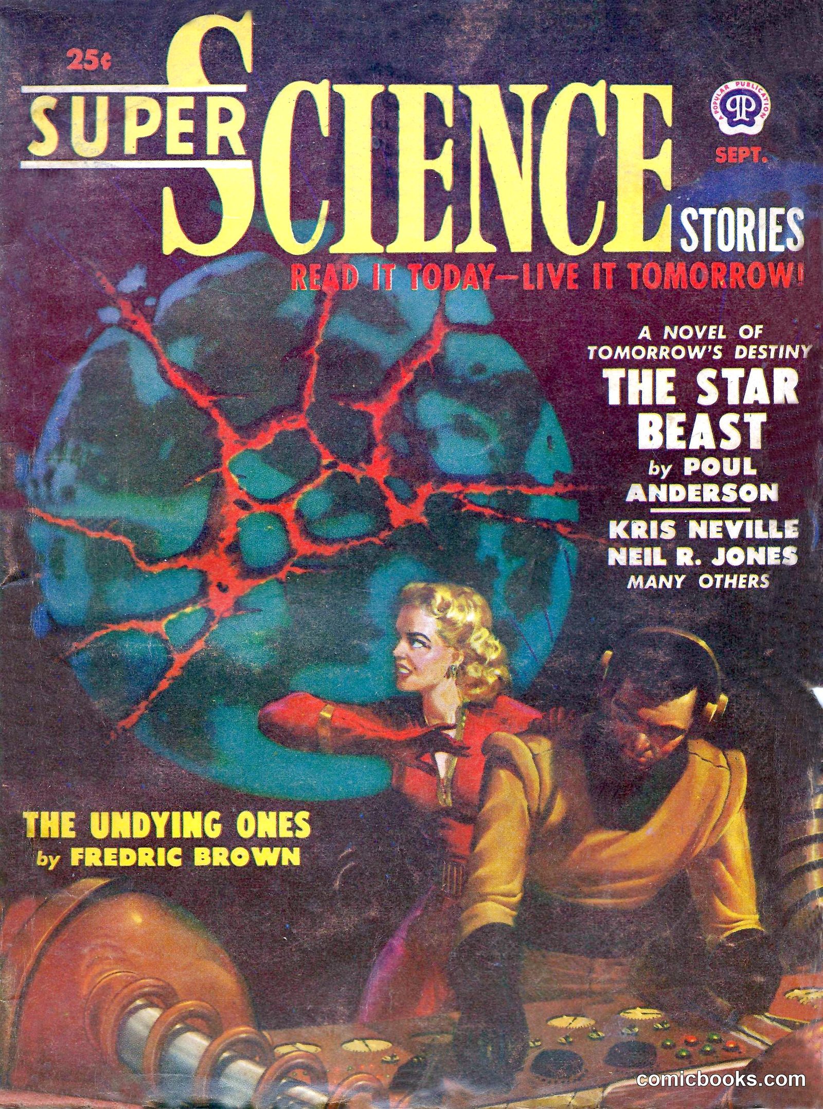 Super Science Stories, September 1950