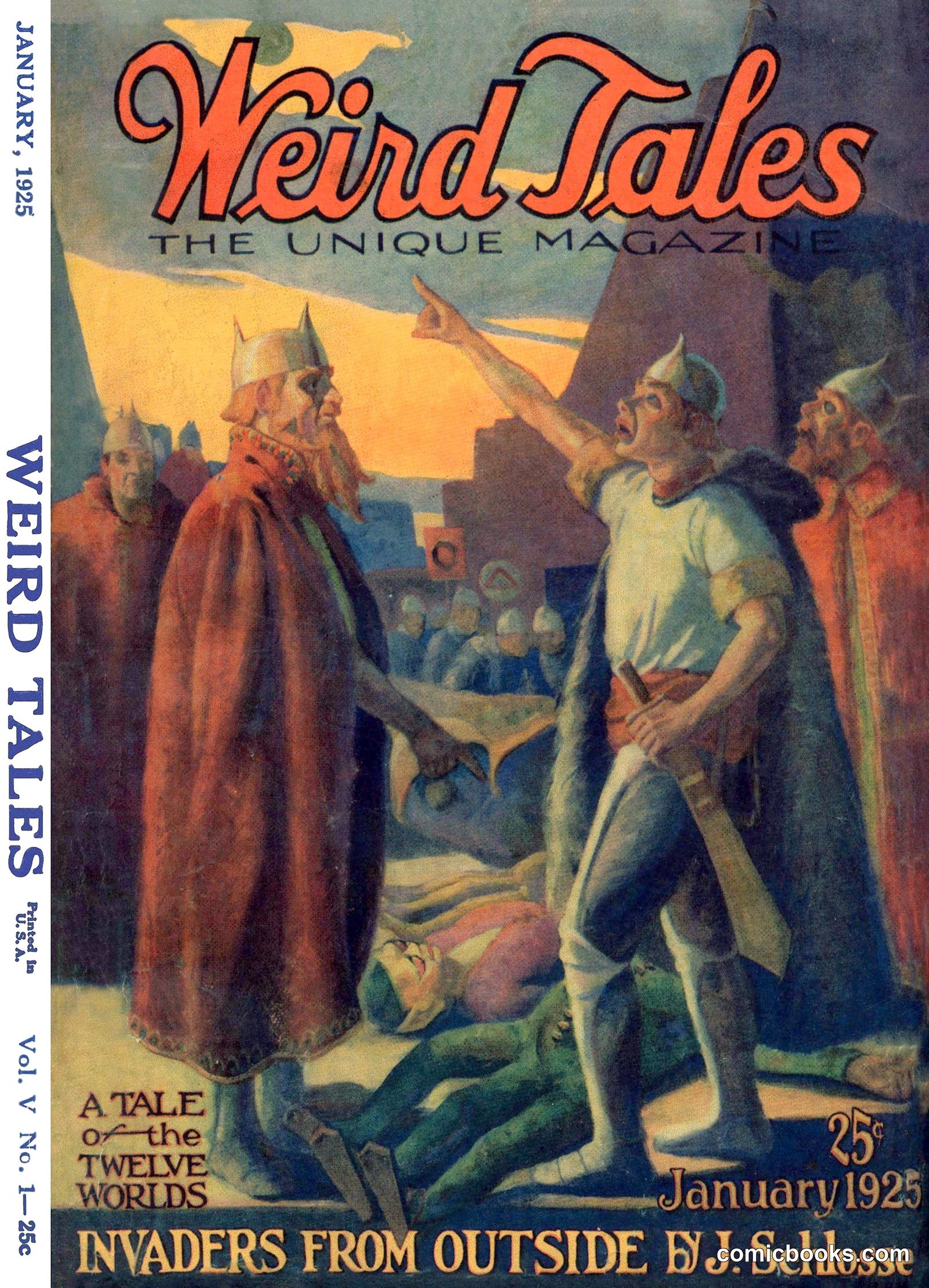 Weird Tales, Vol. V No. 1