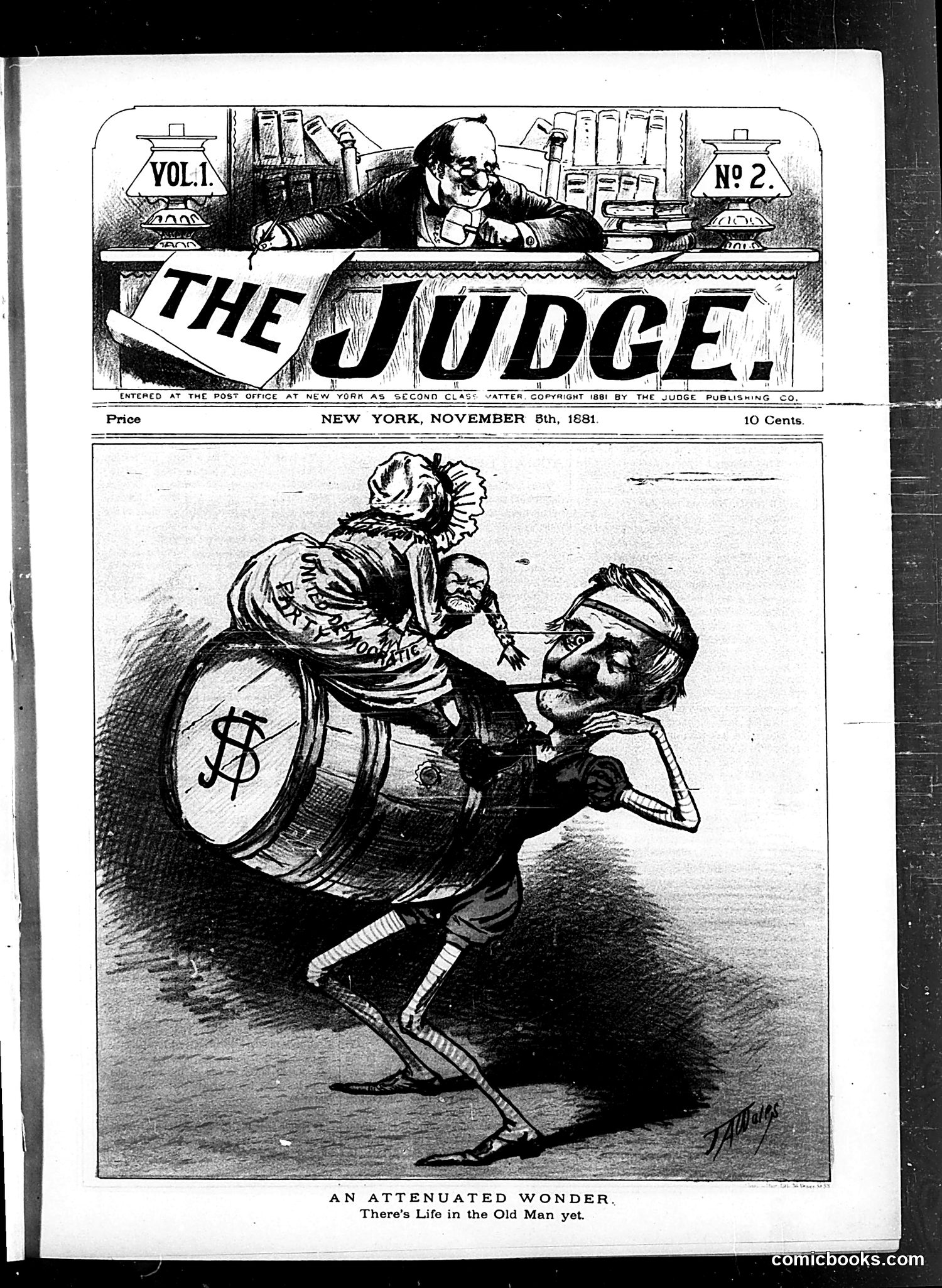Judge — November 5, 1881 — page 1: Judge, 1881-11-05