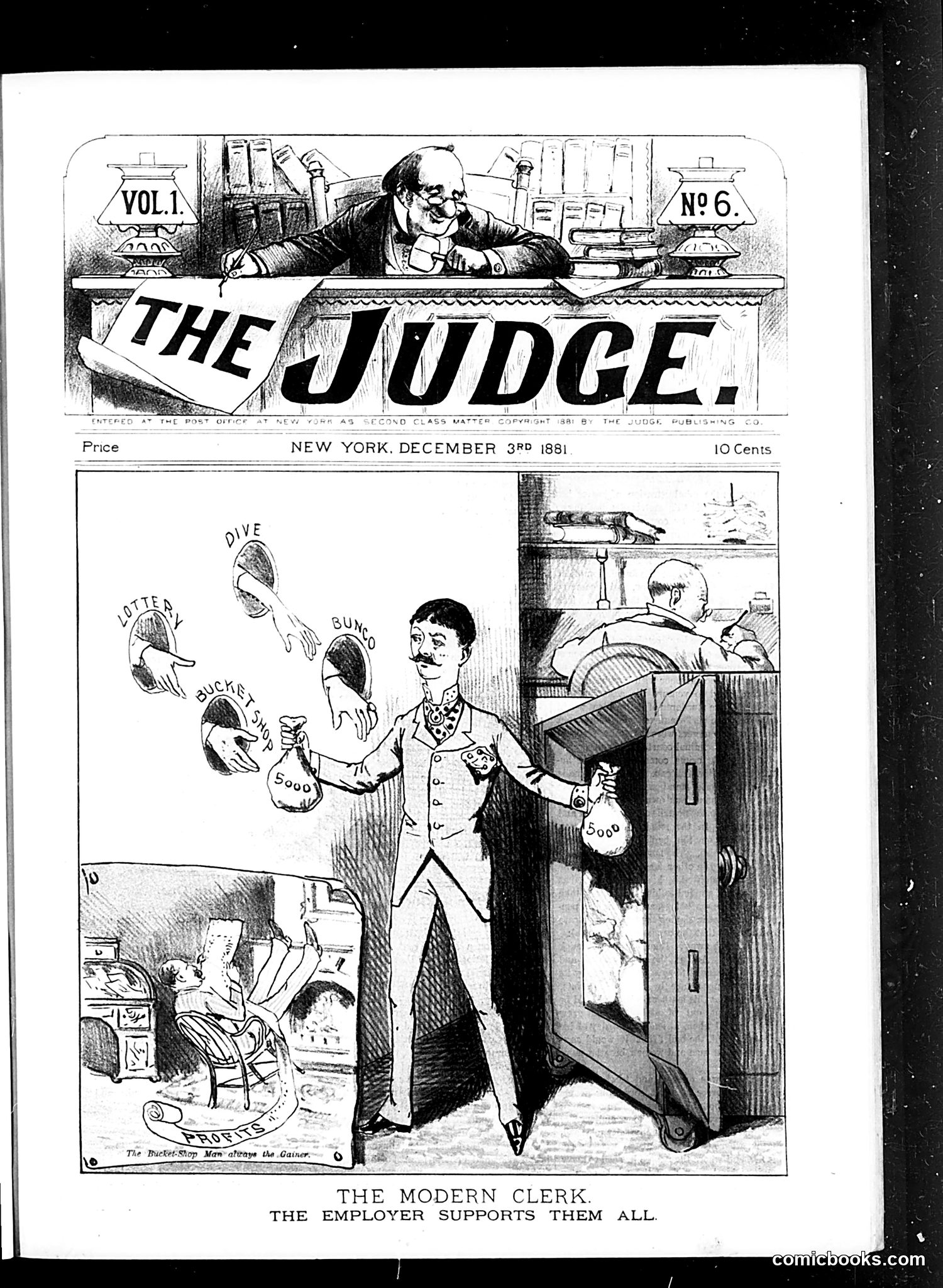 Judge — December 3, 1881 — page 1: Judge, 1881-12-03
