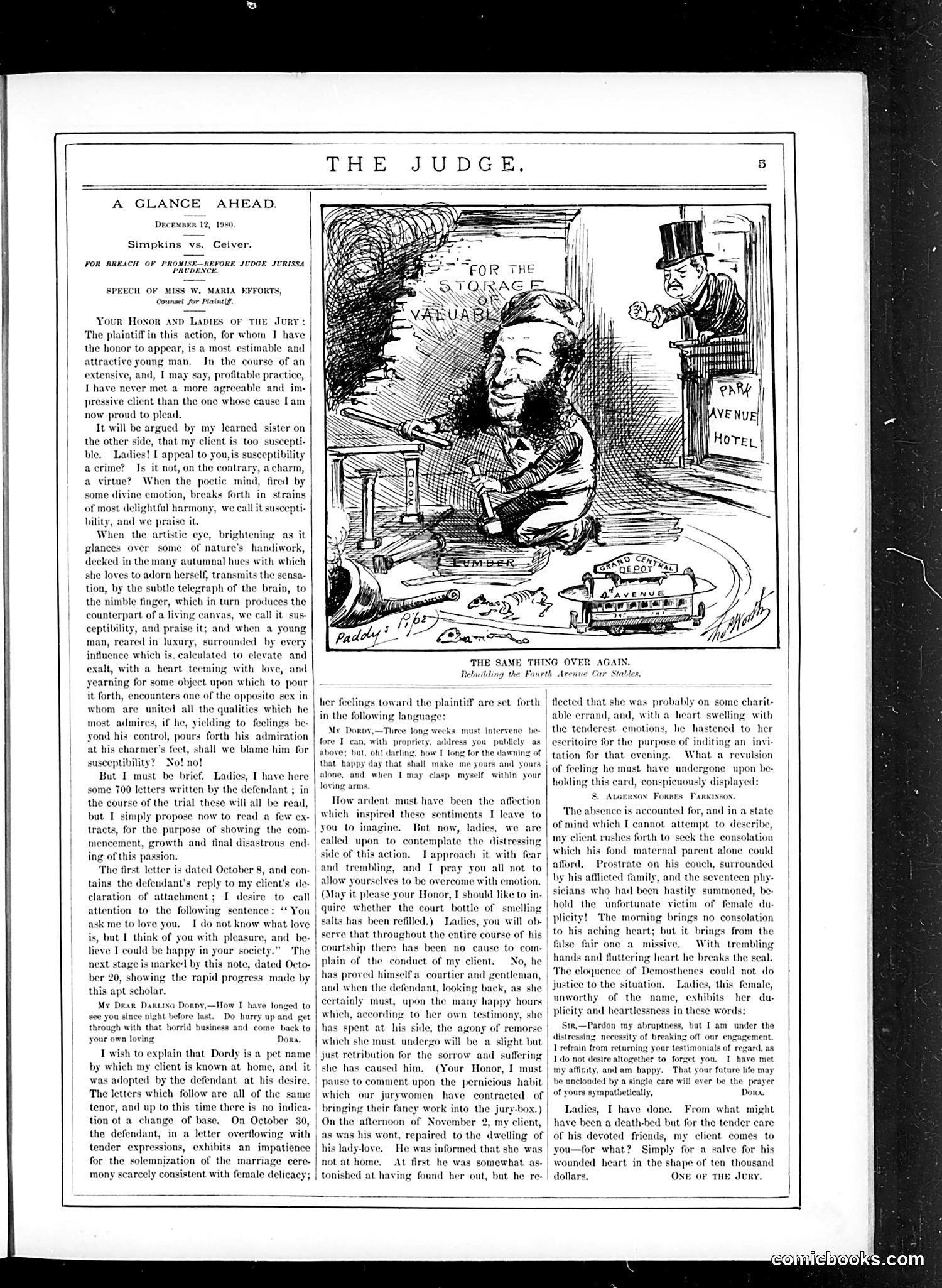Judge — December 10, 1881 — page 5: Judge, 1881-12-10