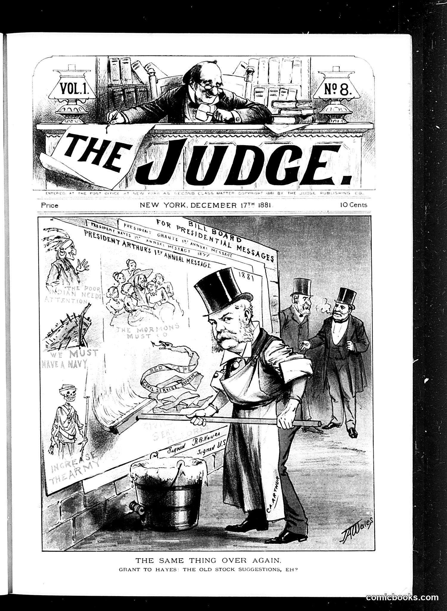 Judge — December 17, 1881 — page 1: Judge, 1881-12-17