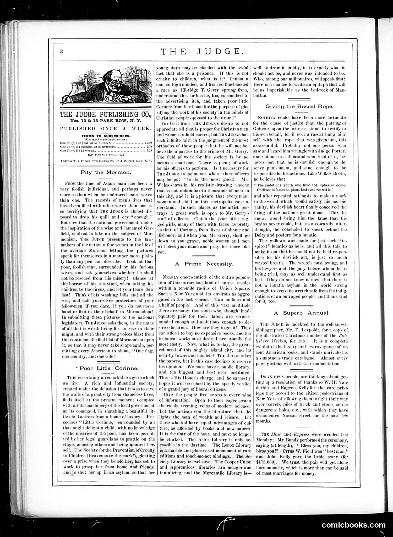 Judge — December 17, 1881 — page 2: Judge, 1881-12-17