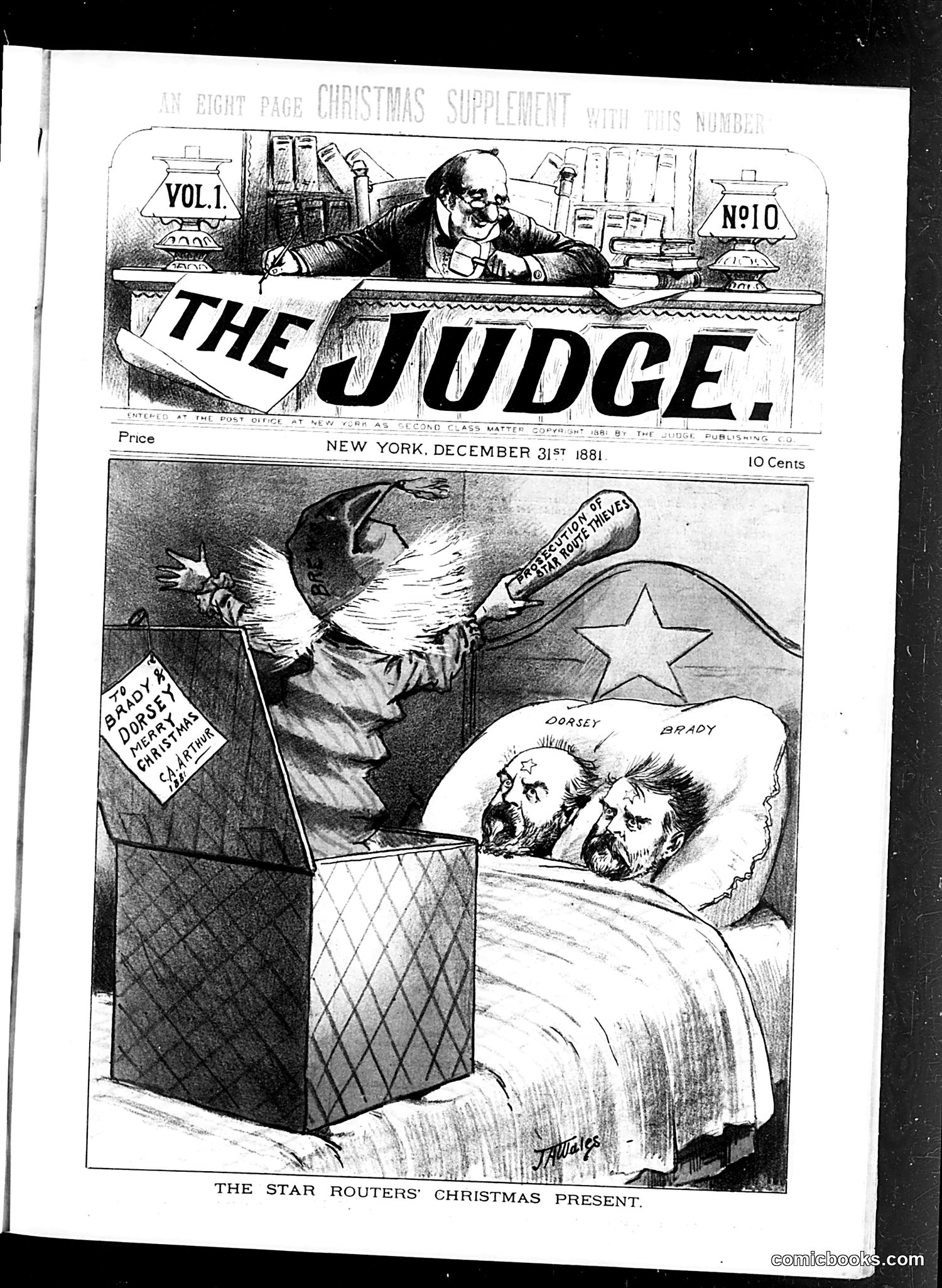 Judge — December 31, 1881 — page 1: Judge, 1881-12-31