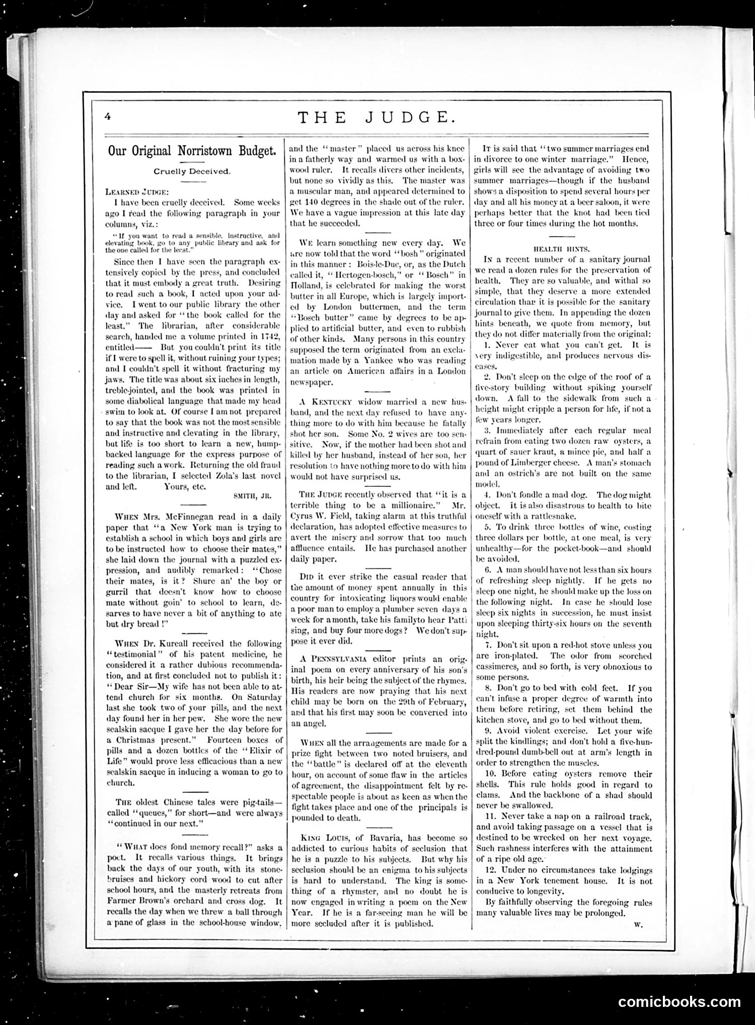 Judge — January 7, 1882 — page 6
