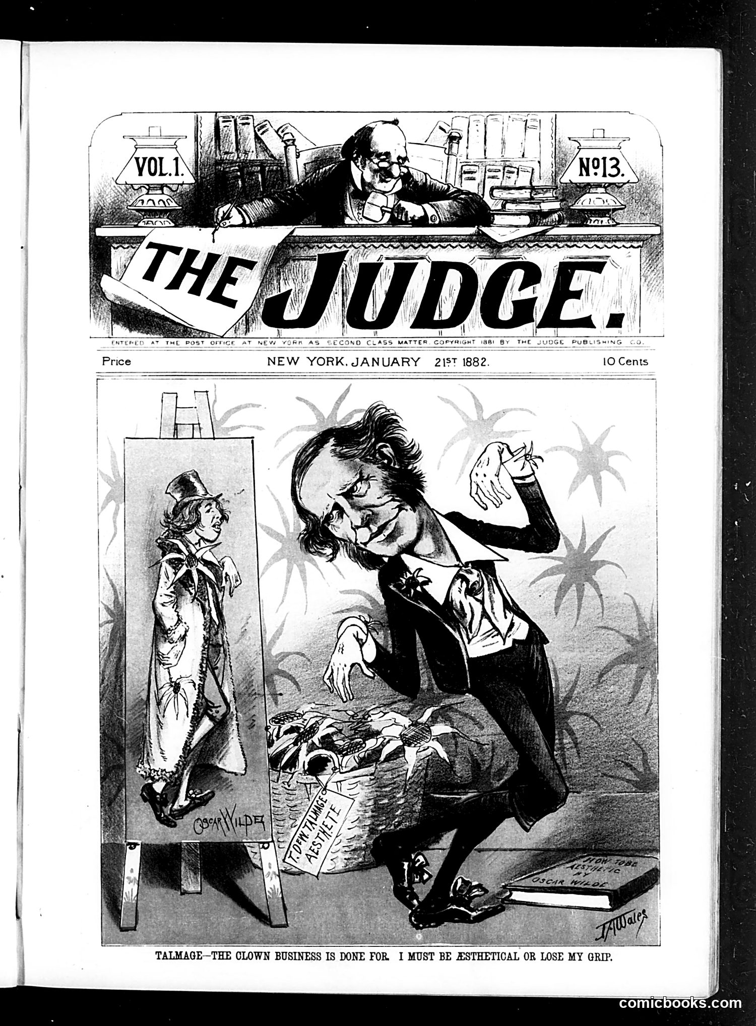 Judge — January 21, 1882 — page 1: Judge, 1882-01-21