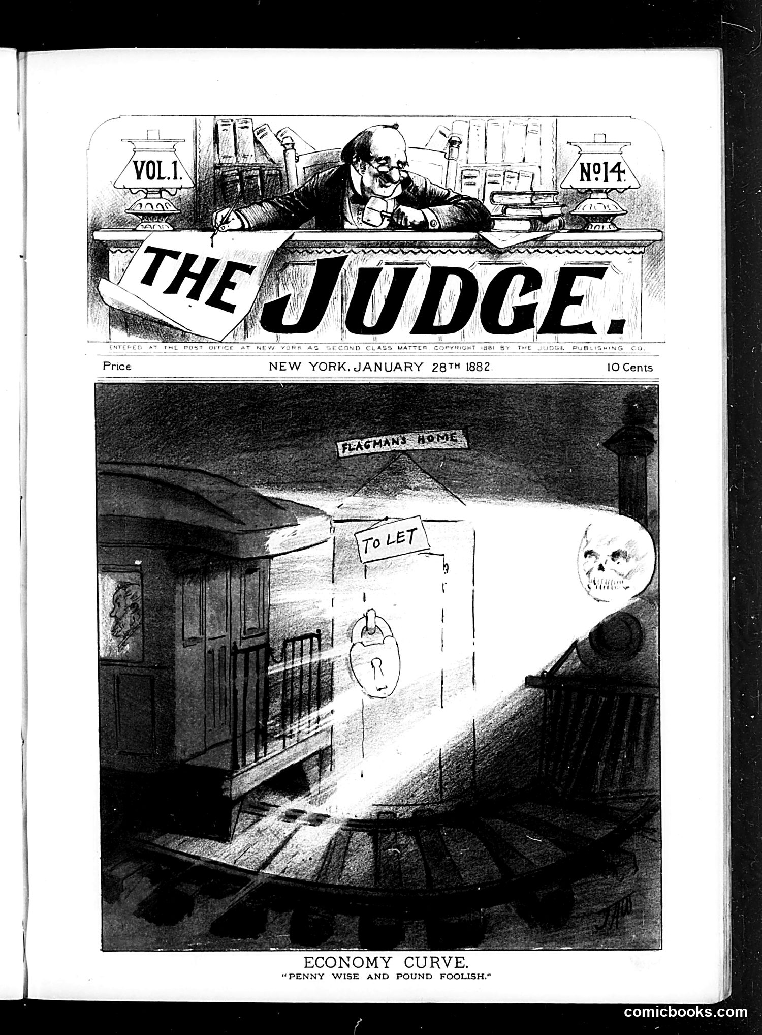Judge — January 28, 1882 — page 1: Judge, 1882-01-28