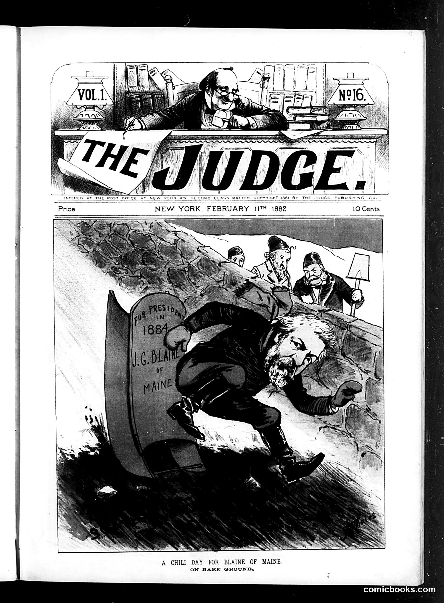 Judge — February 11, 1882 — page 1: Judge, 1882-02-11