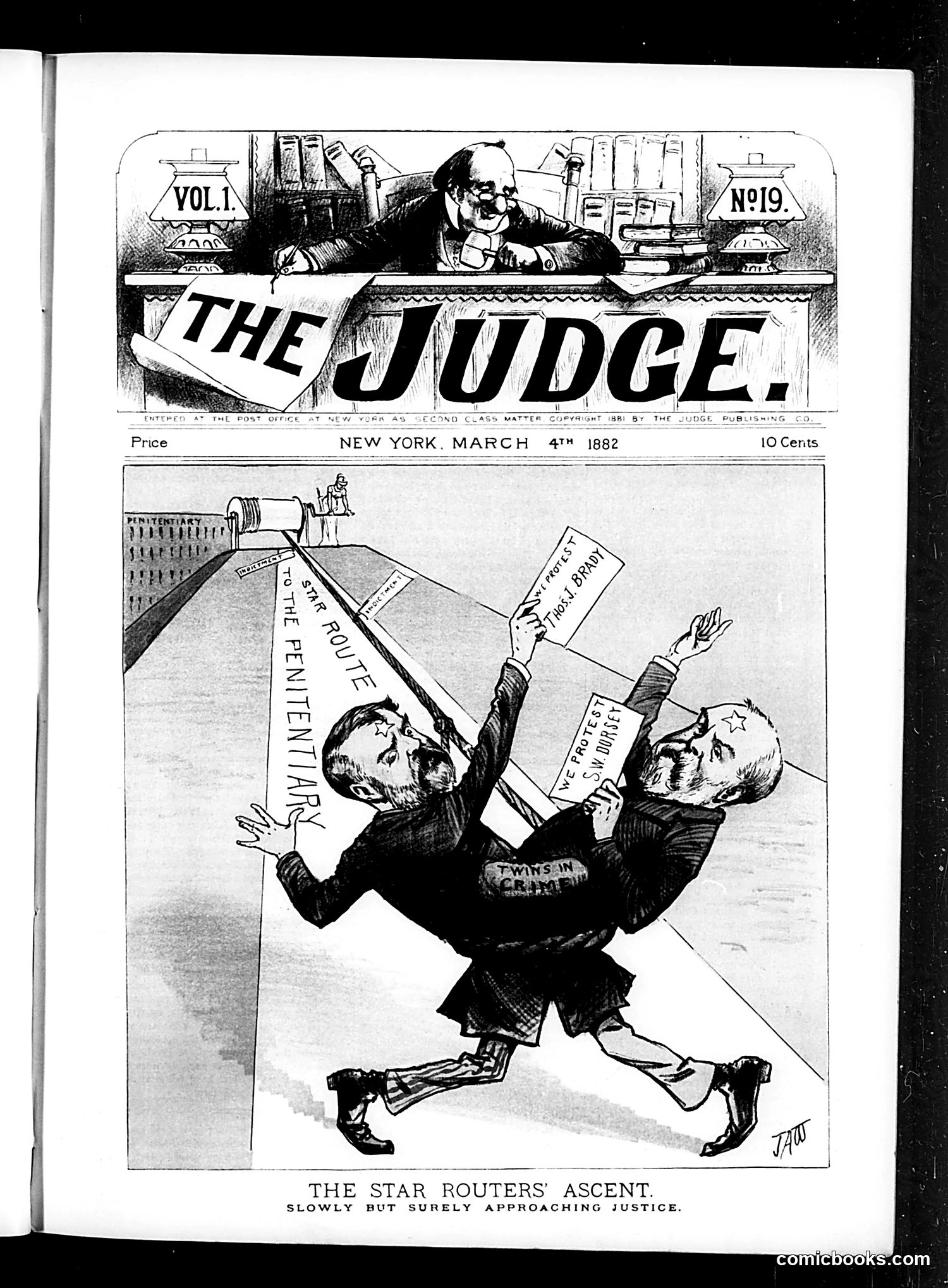 Judge — March 4, 1882 — page 1: Judge, 1882-03-04