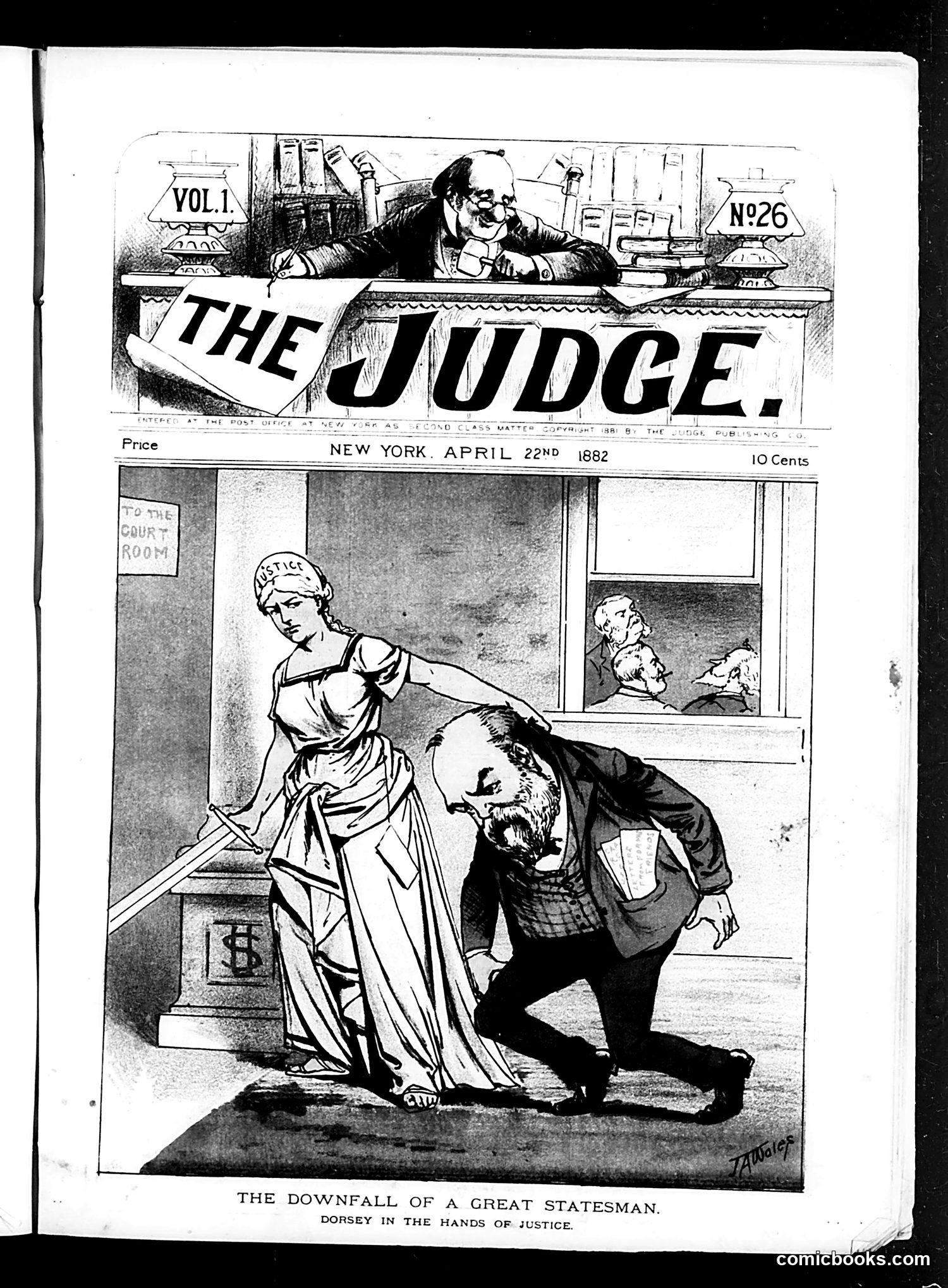 Judge — April 22, 1882 — page 1: Judge, 1882-04-22