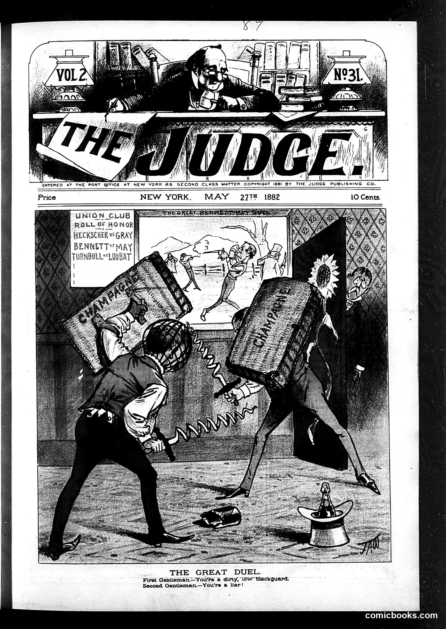 Judge — May 27, 1882 — page 1: Judge, 1882-05-27