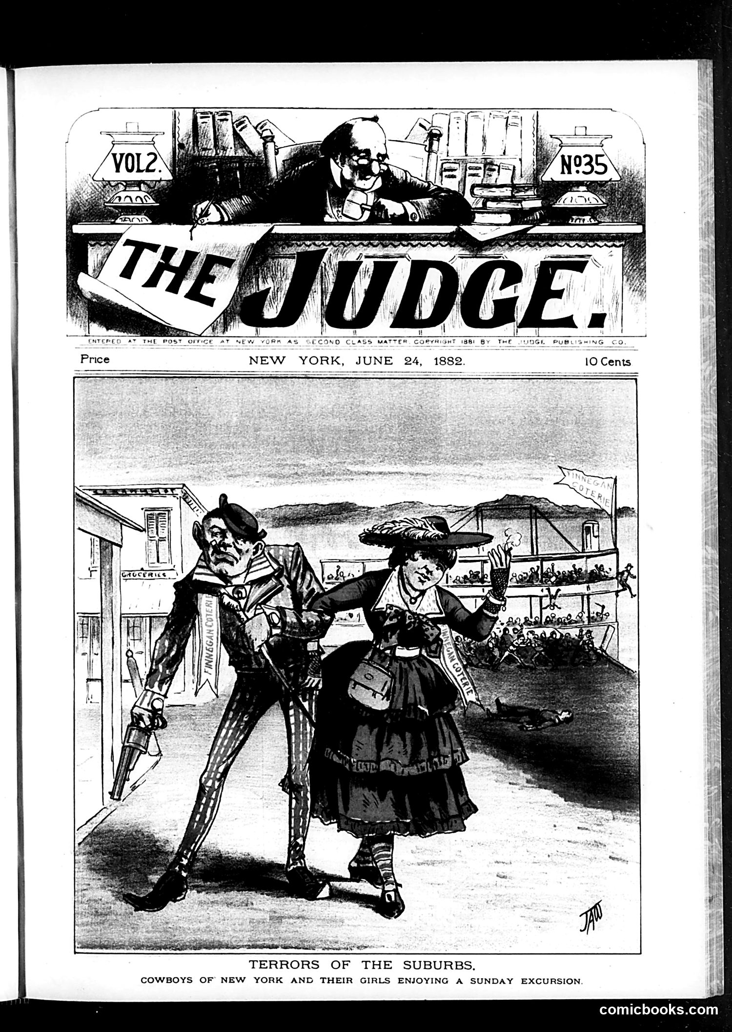 Judge — June 24, 1882 — page 1: Judge, 1882-06-24