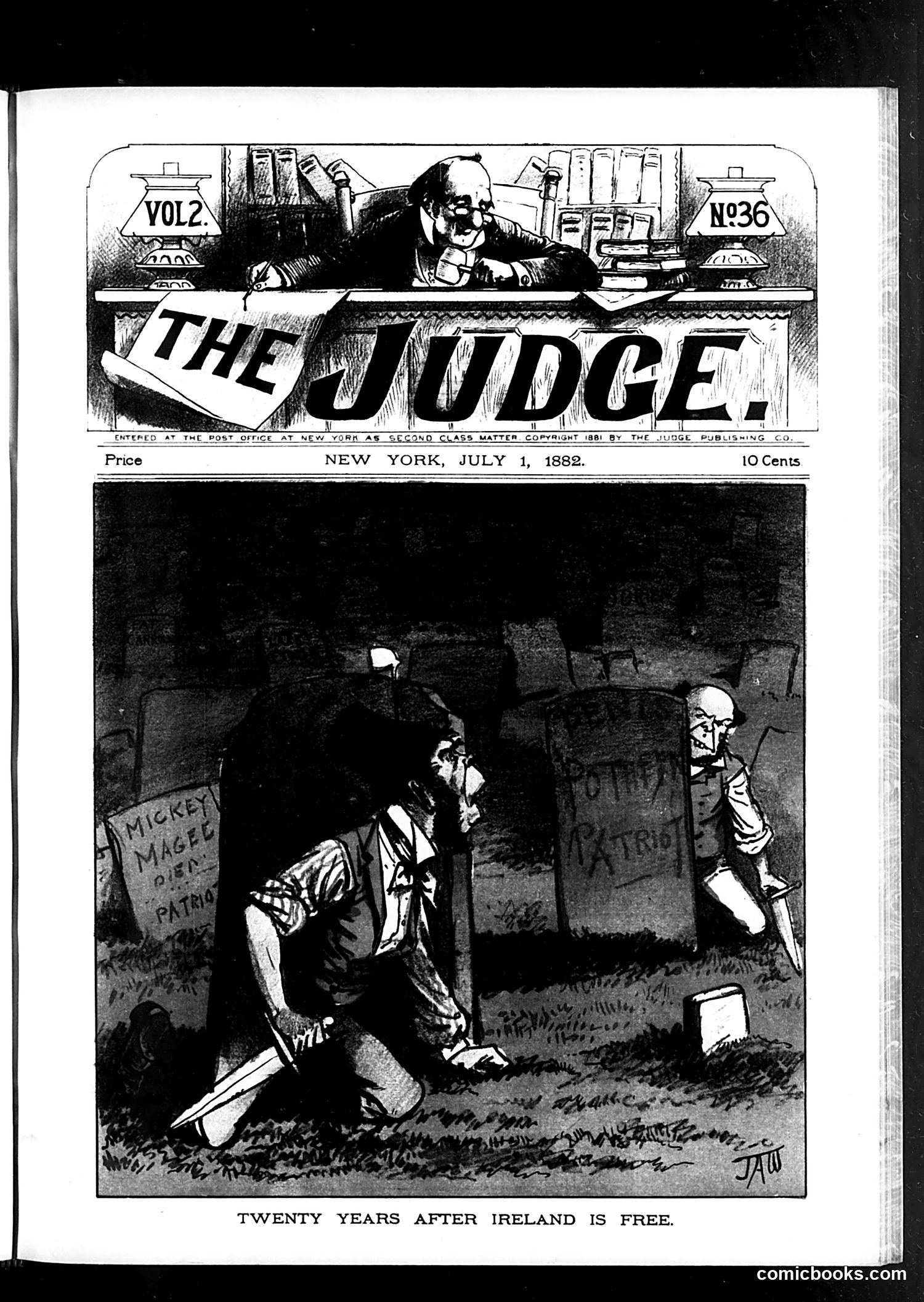 Judge — July 1, 1882 — page 1: Judge, 1882-07-01