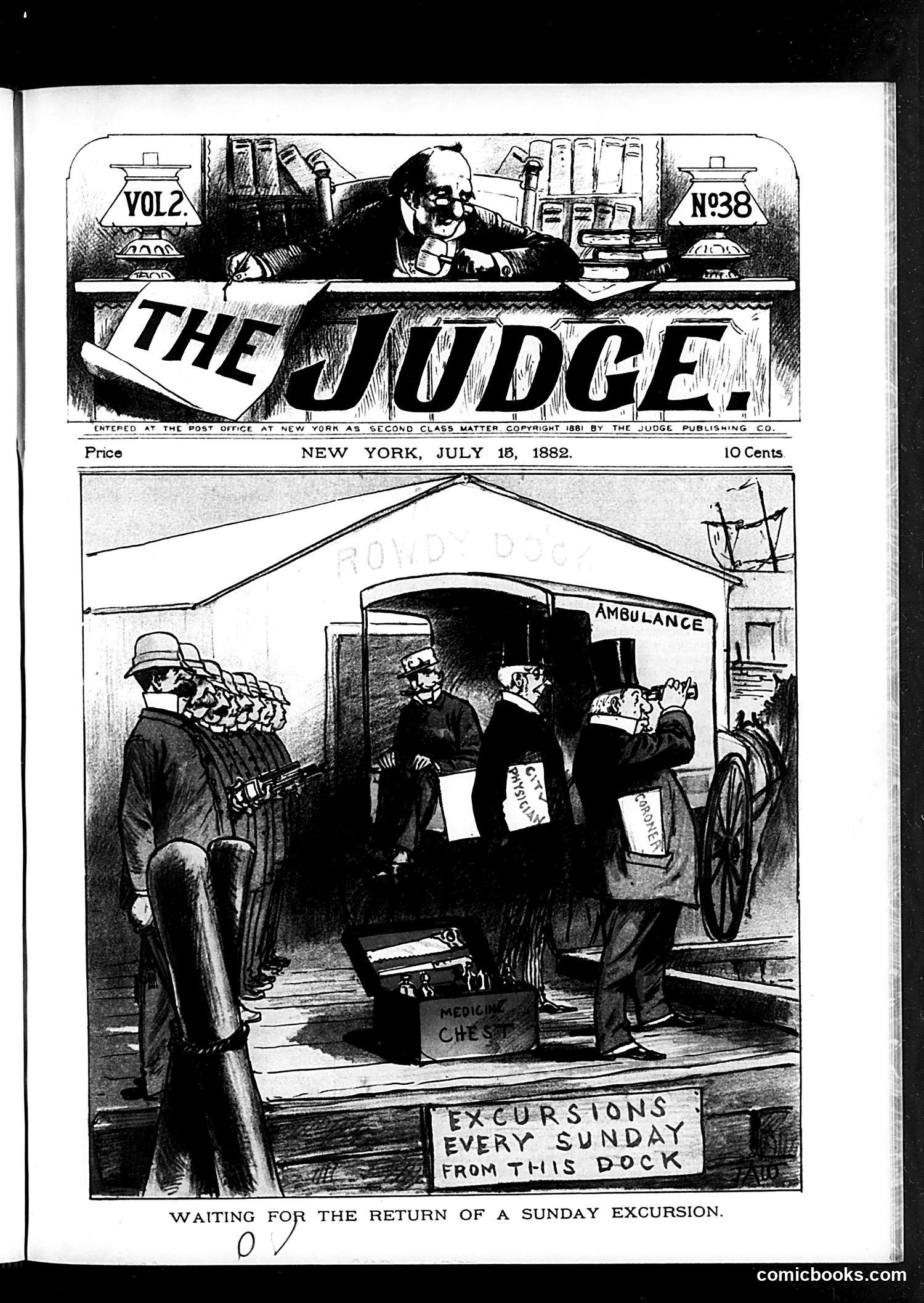 Judge — July 15, 1882 — page 1: Judge, 1882-07-15