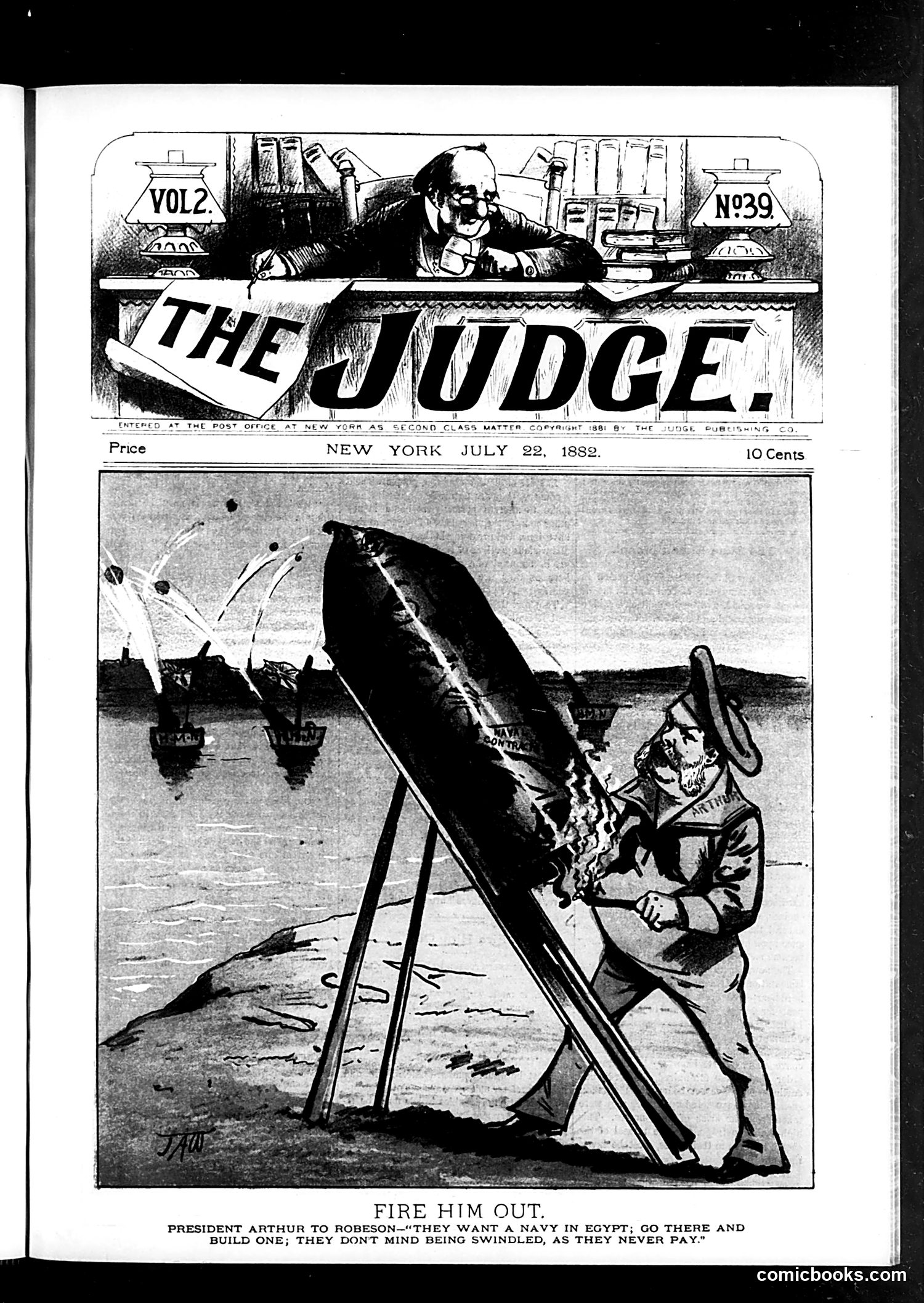 Judge — July 22, 1882 — page 1: Judge, 1882-07-22