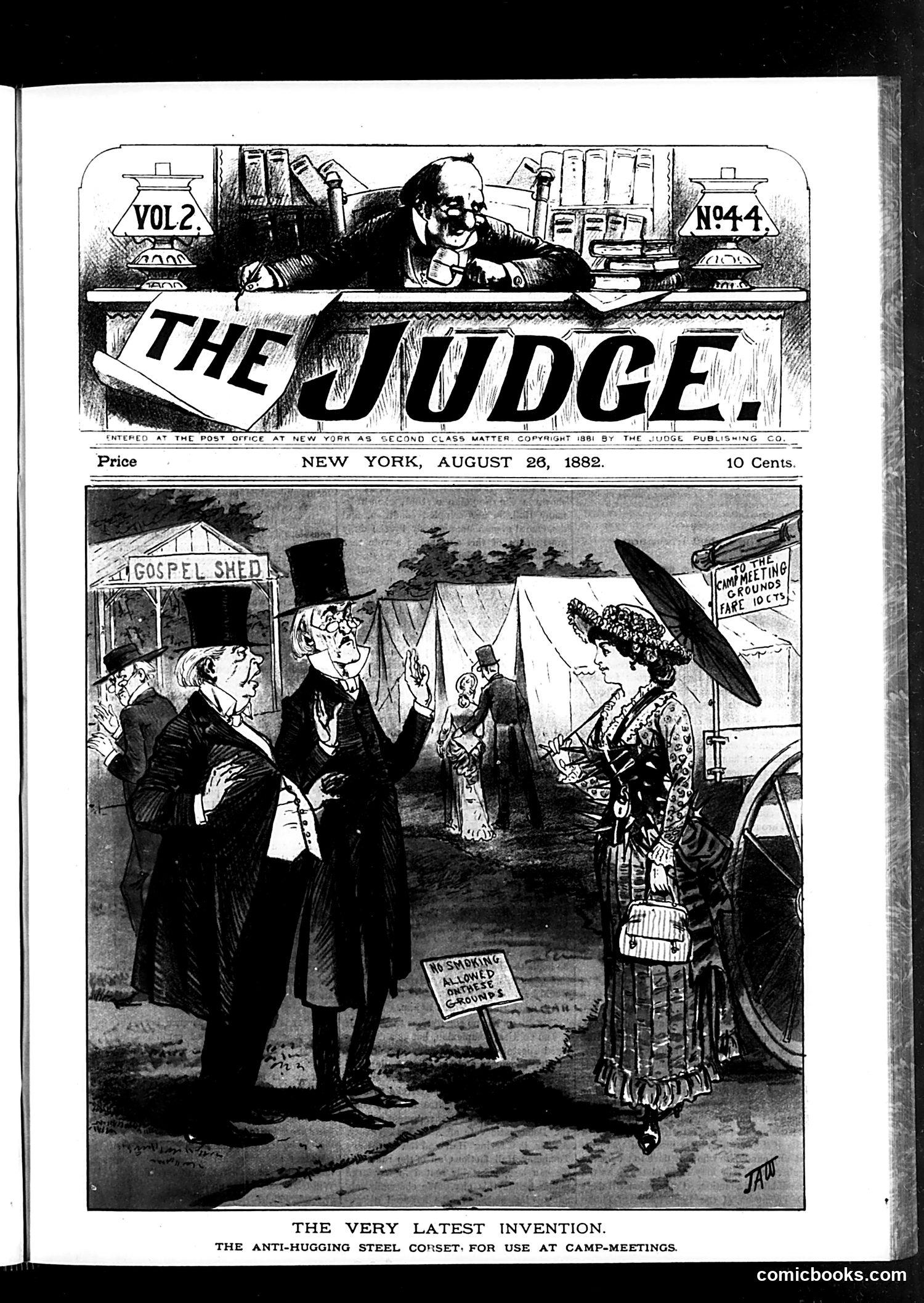Judge — August 26, 1882 — page 1: Judge, 1882-08-26