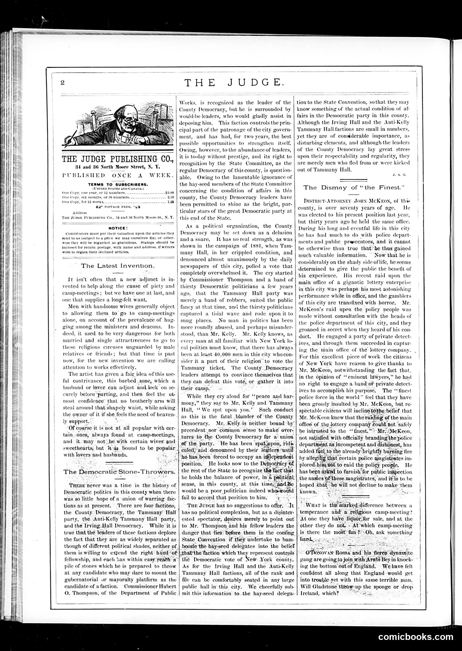 Judge — August 26, 1882 — page 2: Judge, 1882-08-26
