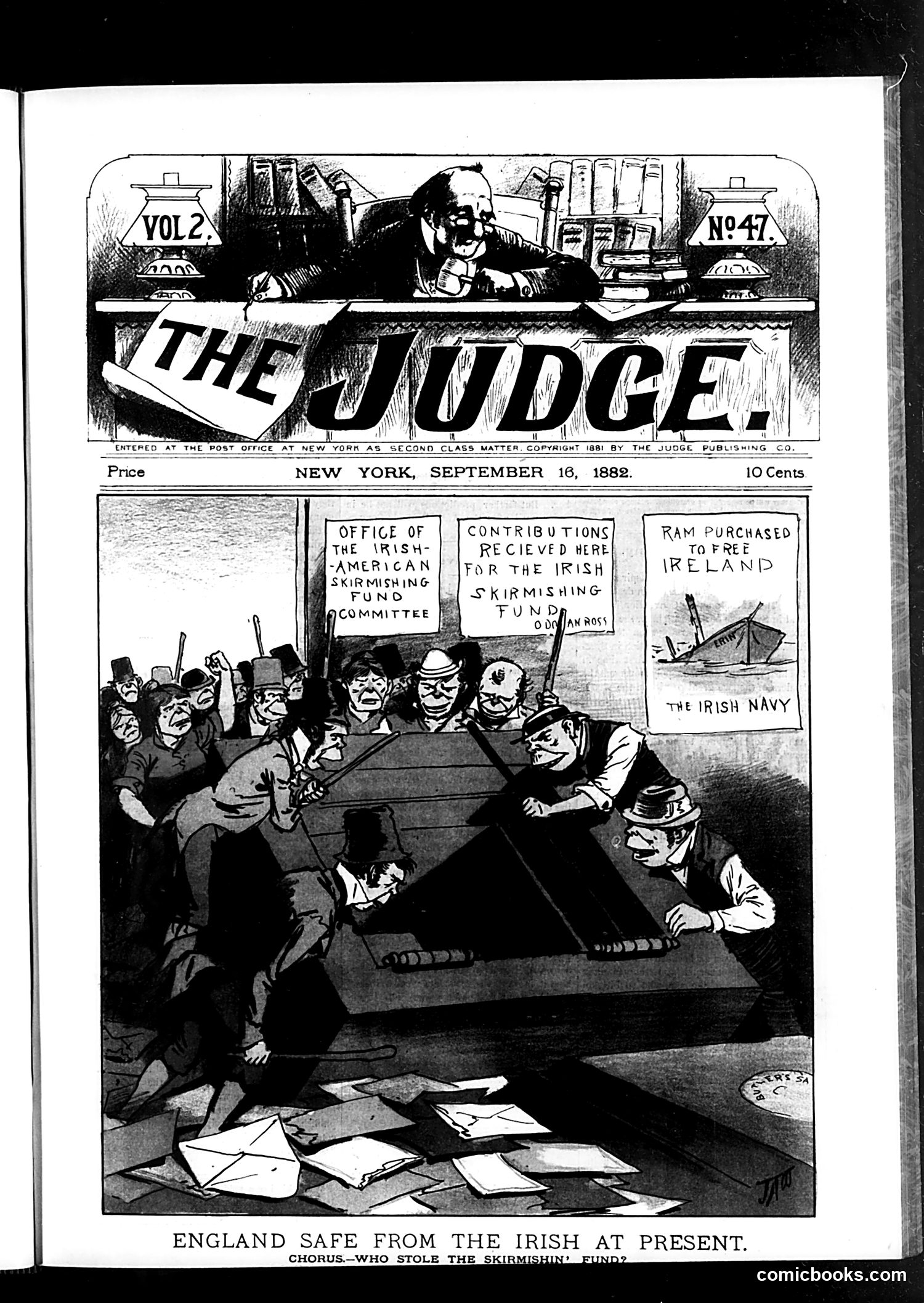 Judge — September 16, 1882 — page 1: Judge, 1882-09-16