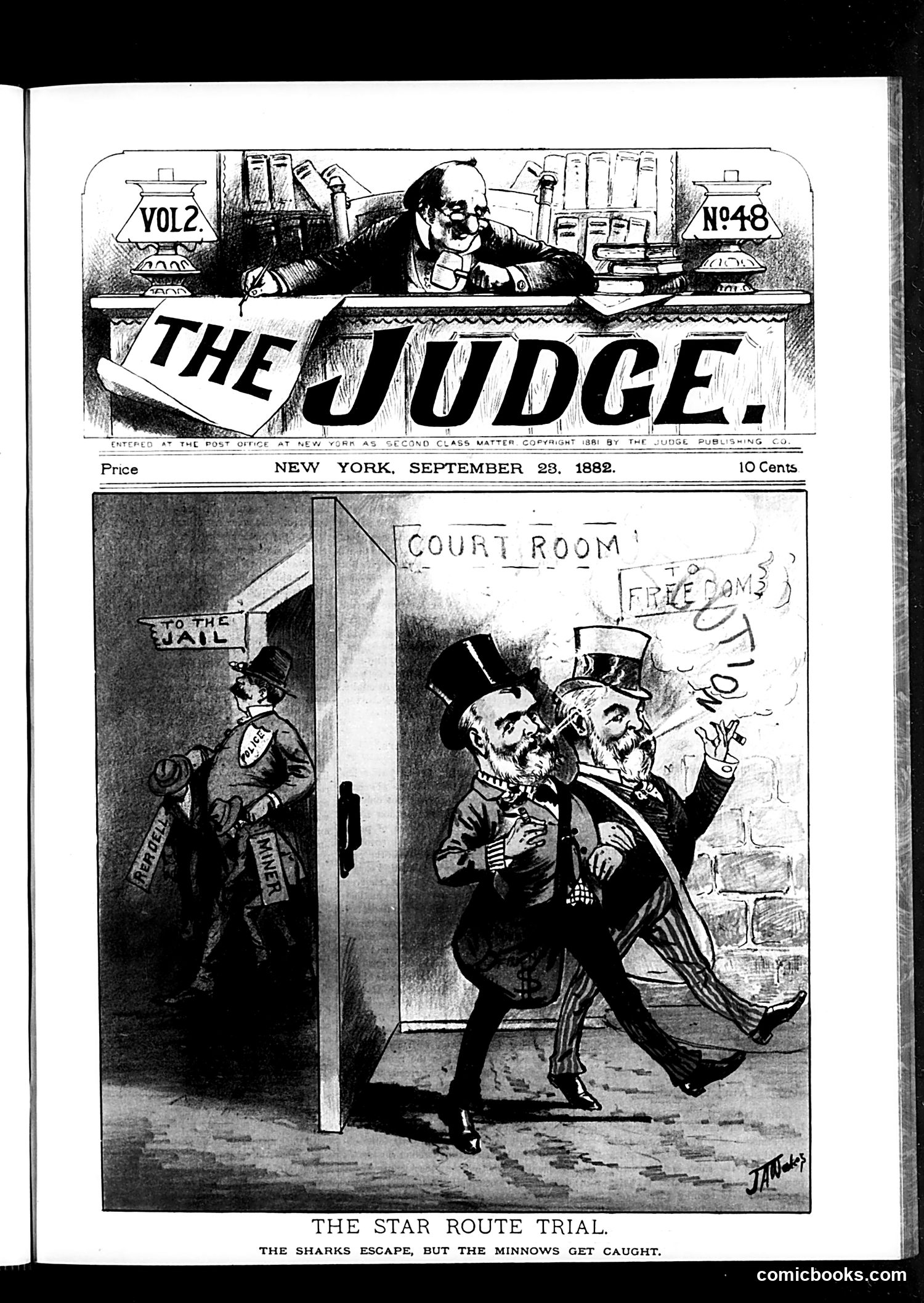 Judge — September 23, 1882 — page 1: Judge, 1882-09-23