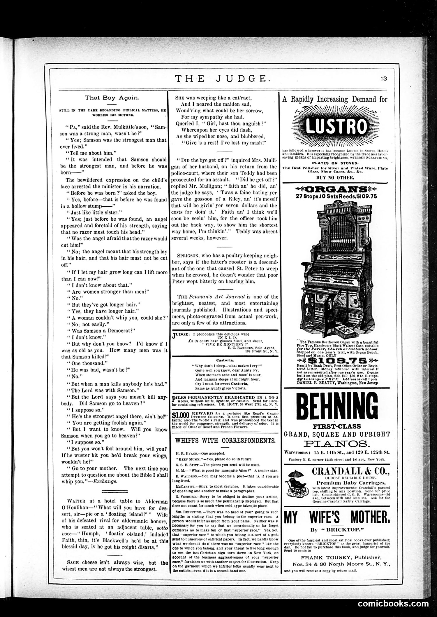Judge — September 23, 1882 — page 13