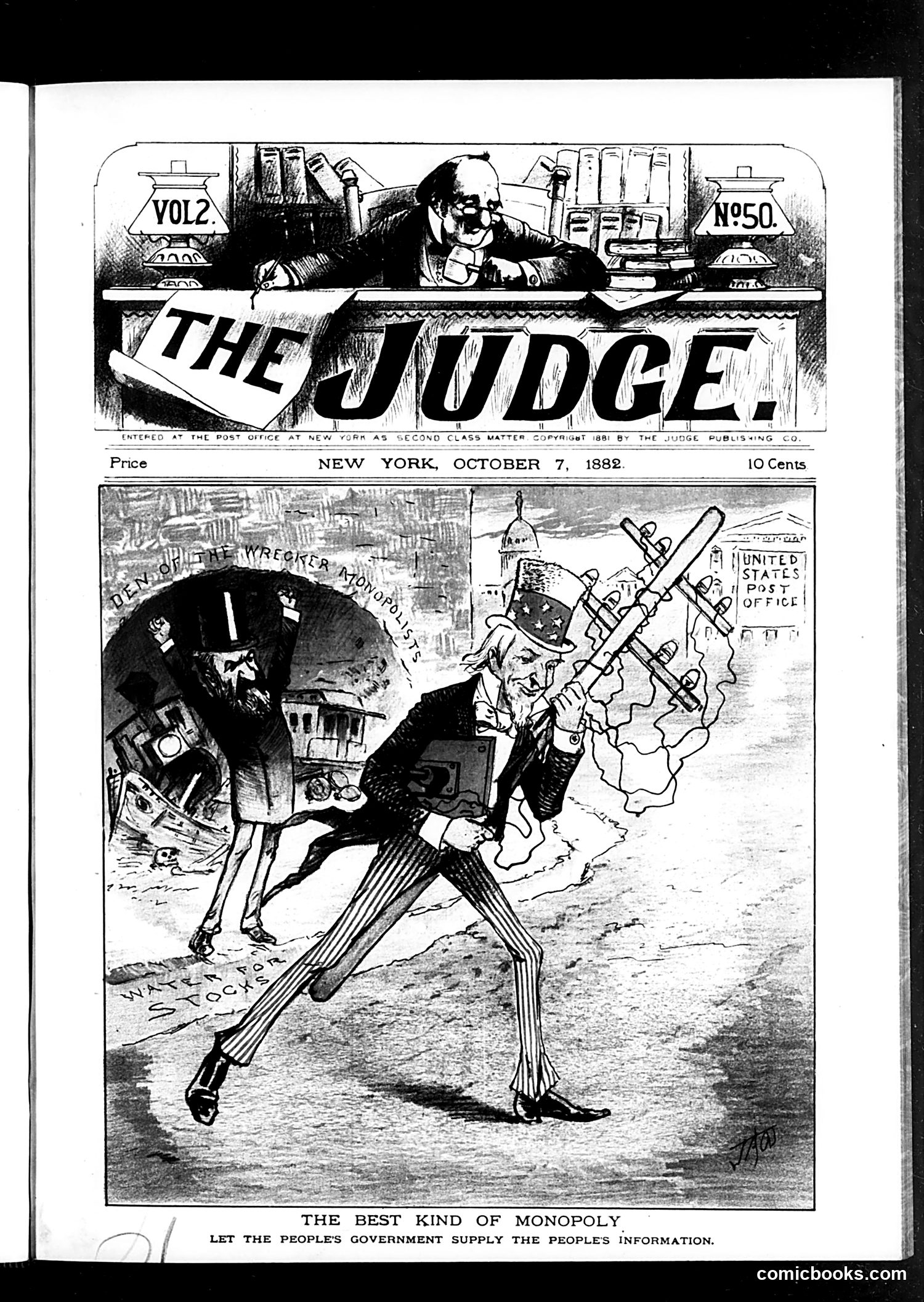 Judge — October 7, 1882 — page 1: Judge, 1882-10-07