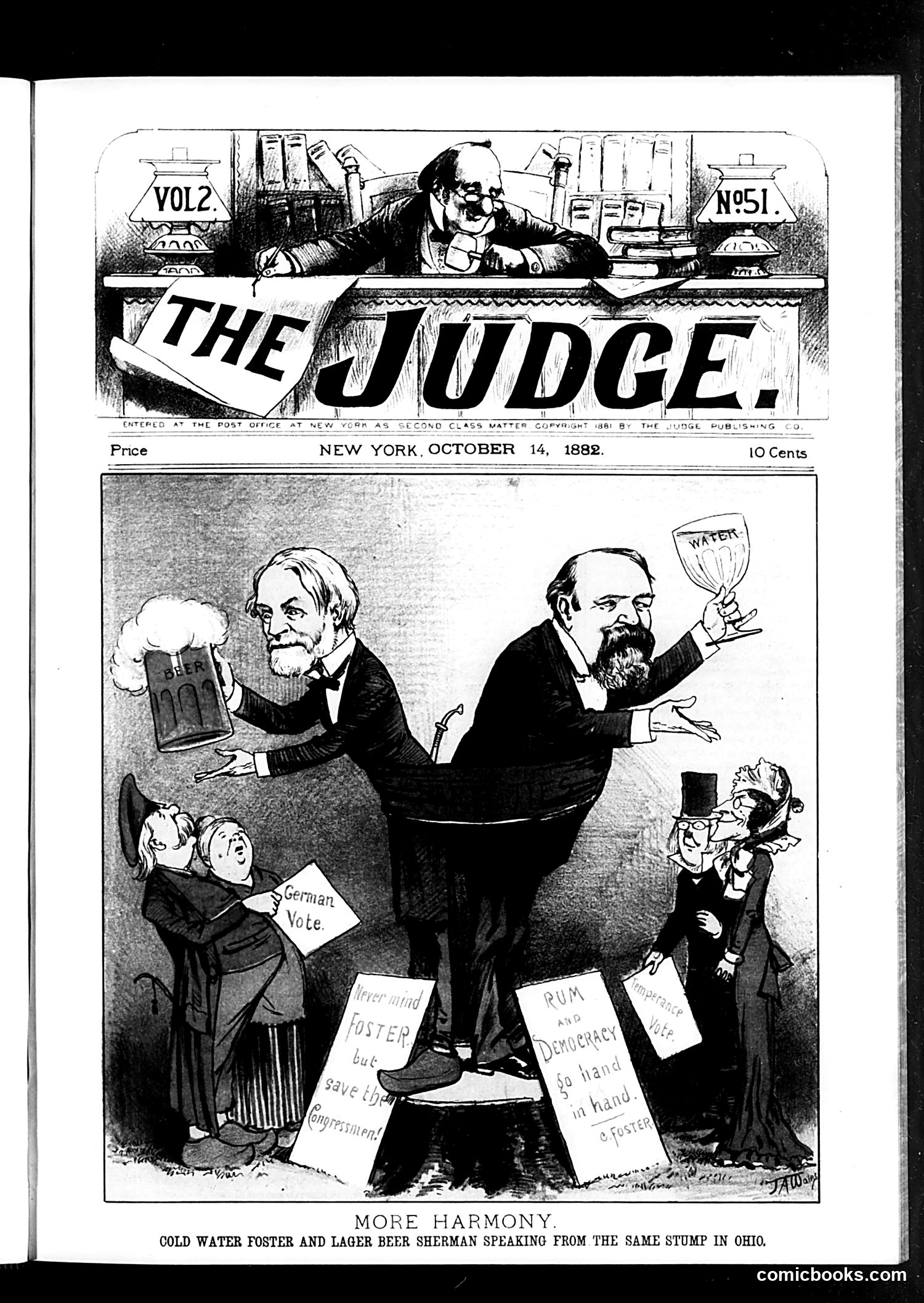 Judge — October 14, 1882 — page 1: Judge, 1882-10-14