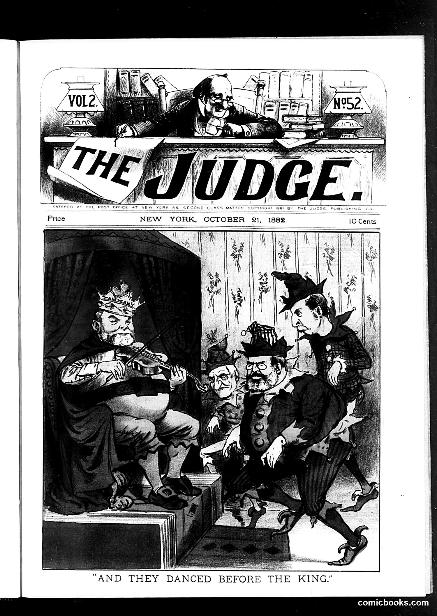 Judge — October 21, 1882 — page 1: Judge, 1882-10-21