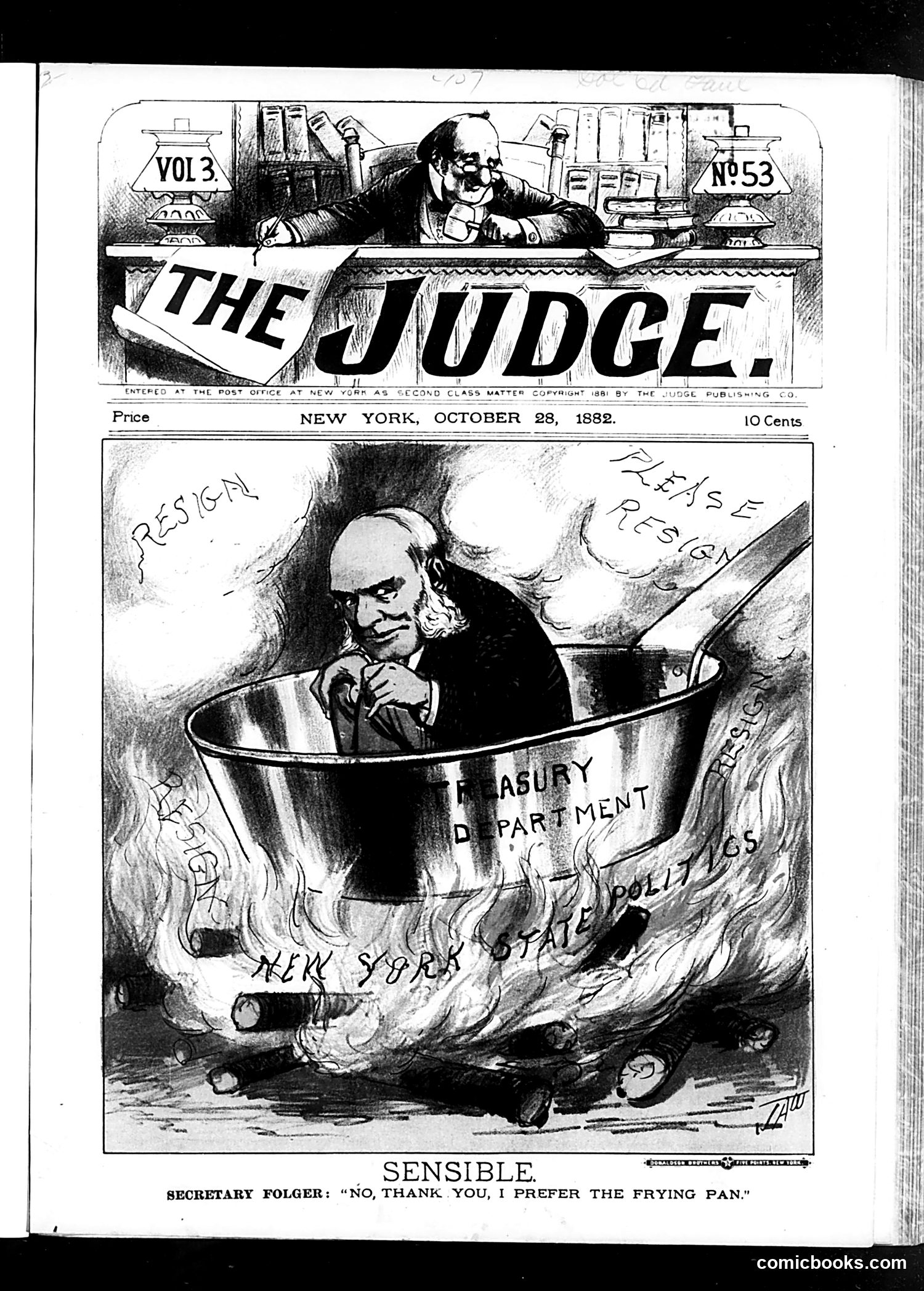 Judge — October 28, 1882 — page 1: Judge, 1882-10-28