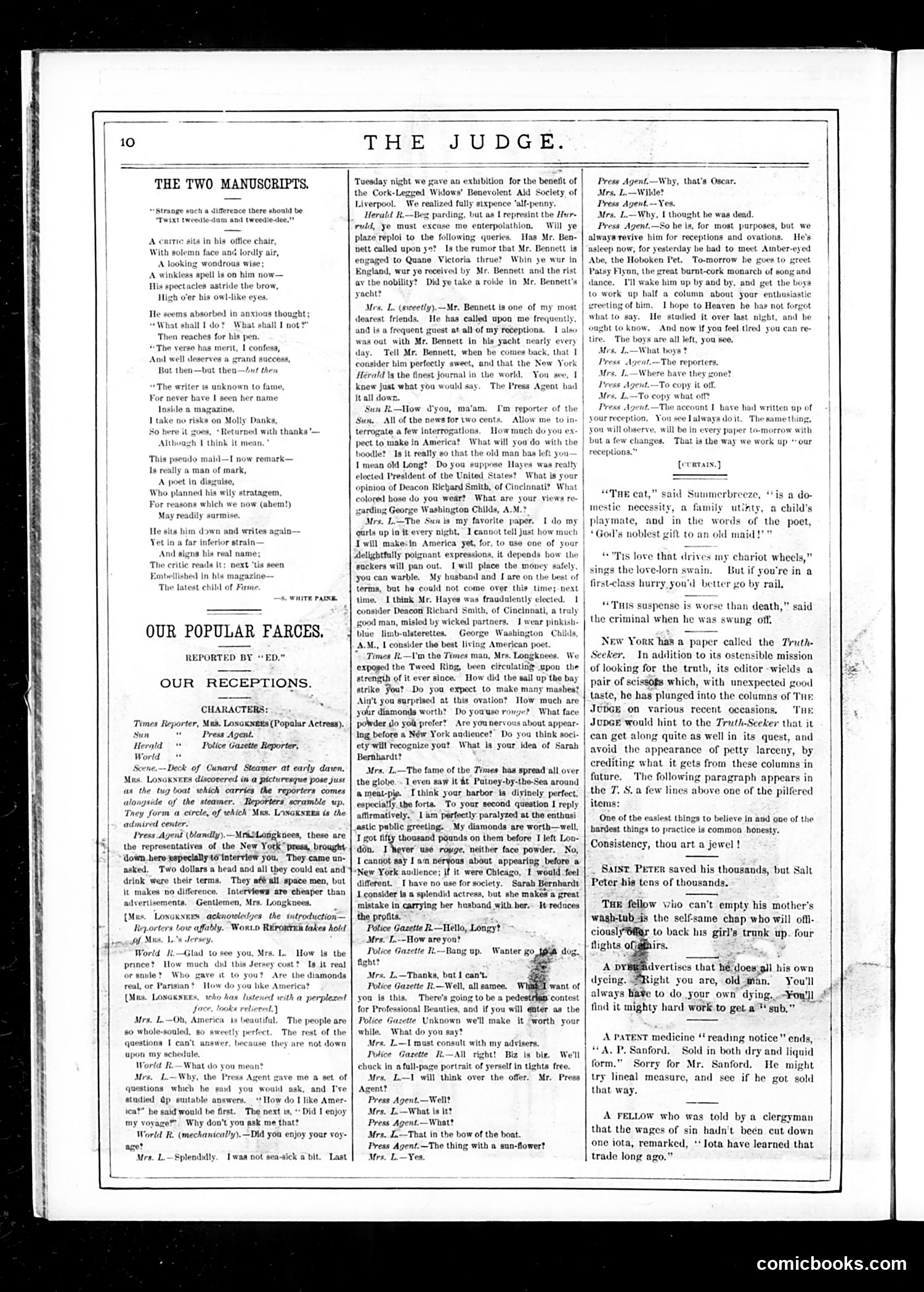 Judge — November 11, 1882 — page 10