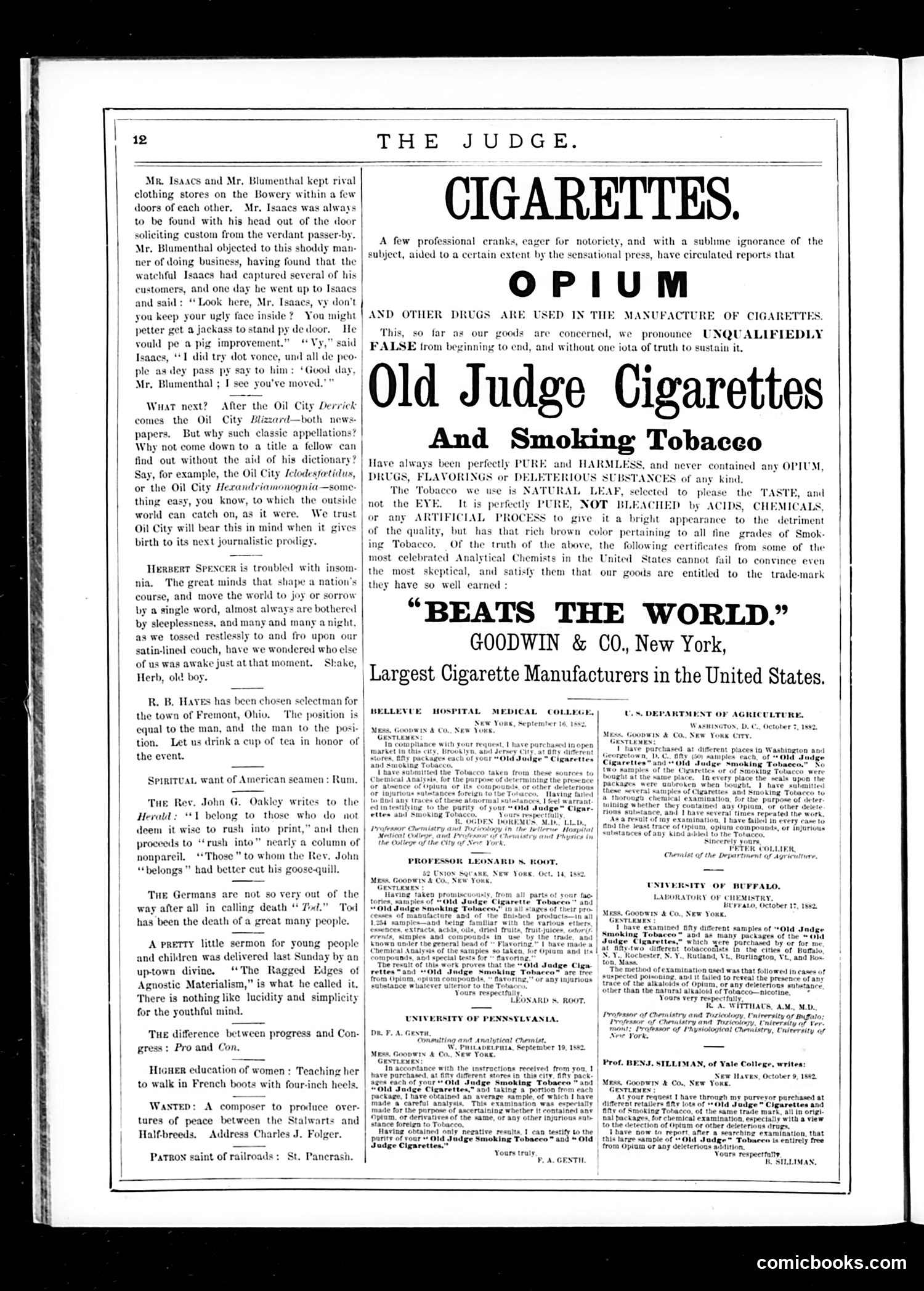 Judge — November 18, 1882 — page 12