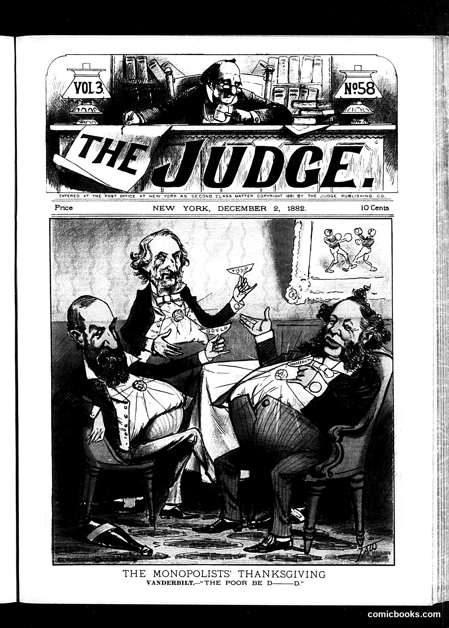 Judge — December 2, 1882 — page 1: Judge, 1882-12-02