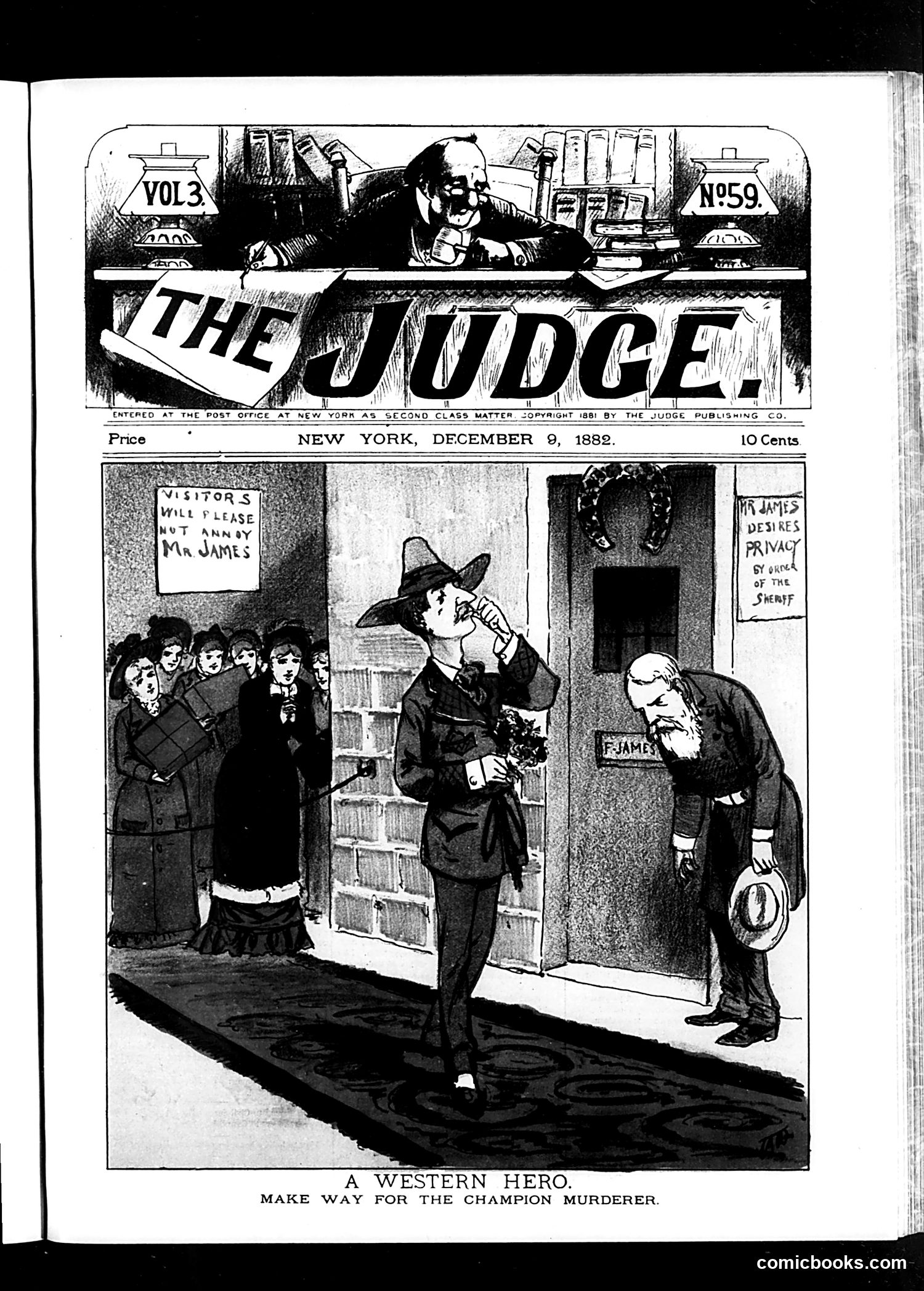 Judge — December 9, 1882 — page 1: Judge, 1882-12-09