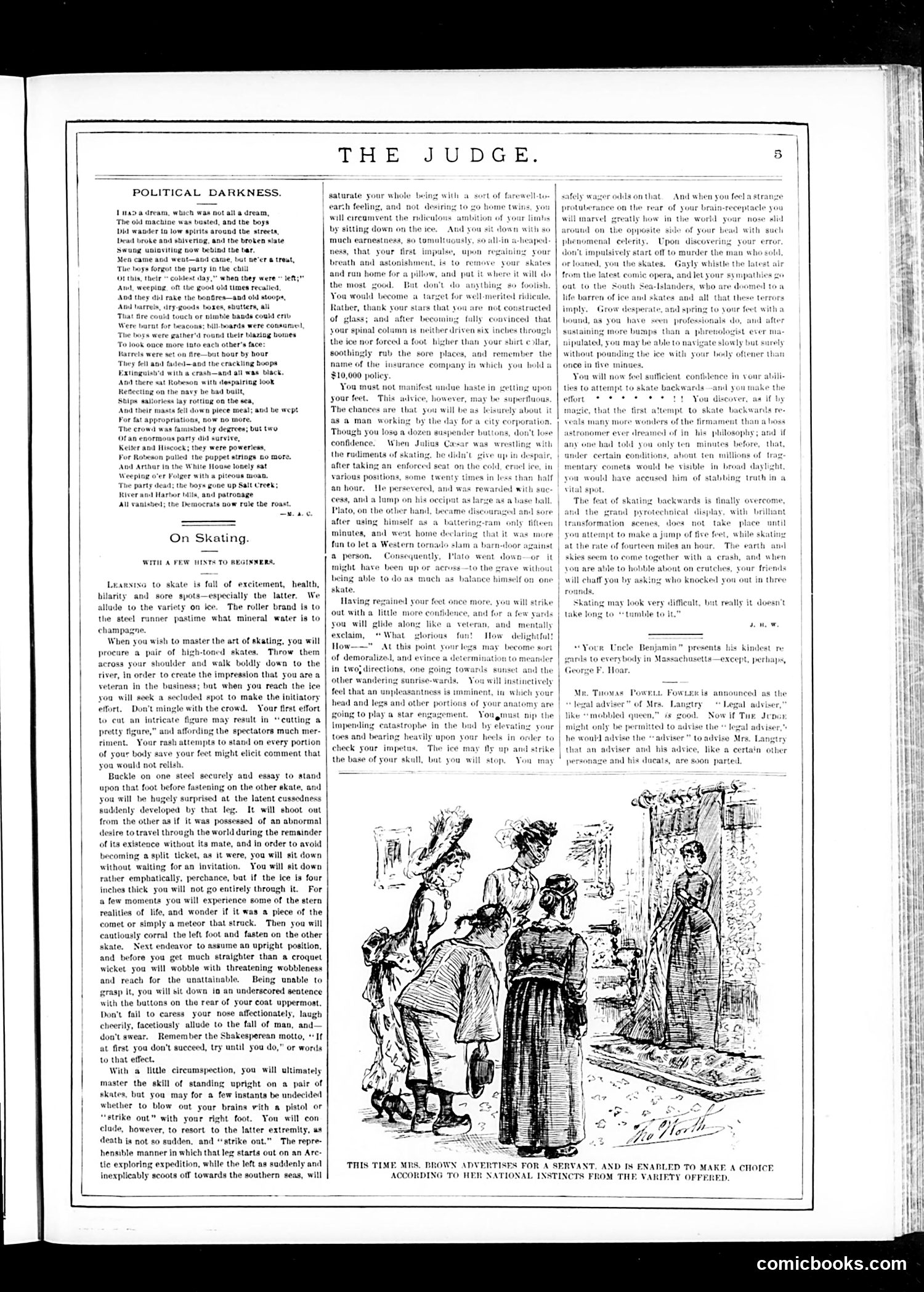 Judge — December 9, 1882 — page 5: Judge, 1882-12-09