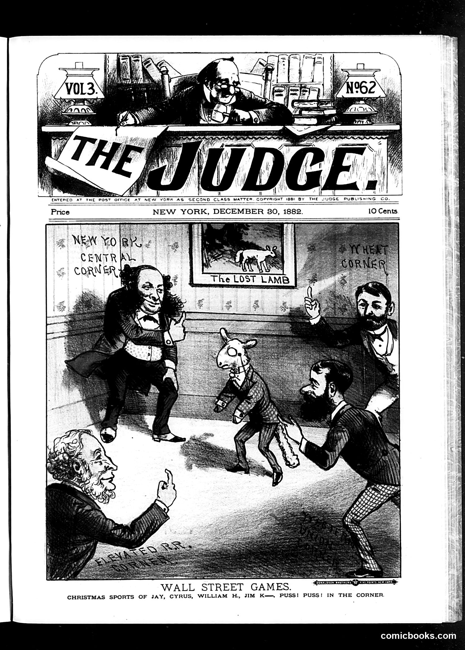 Judge — December 30, 1882 — page 1: Judge, 1882-12-30