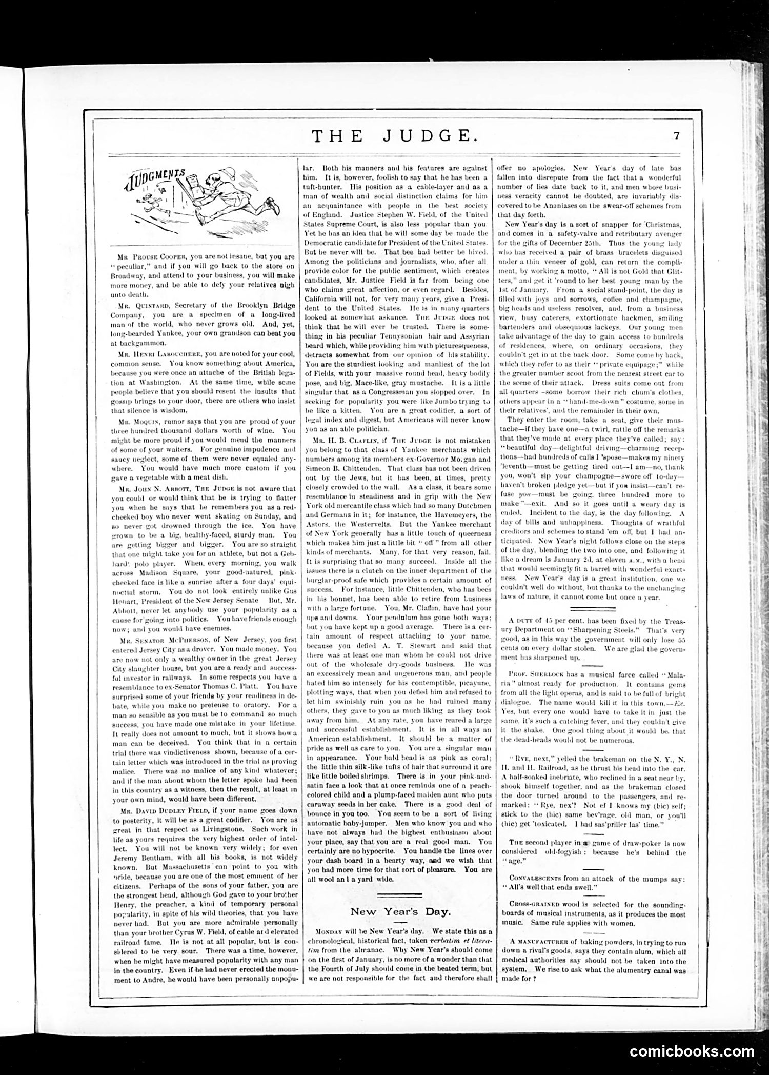 Judge — January 6, 1883 — page 7