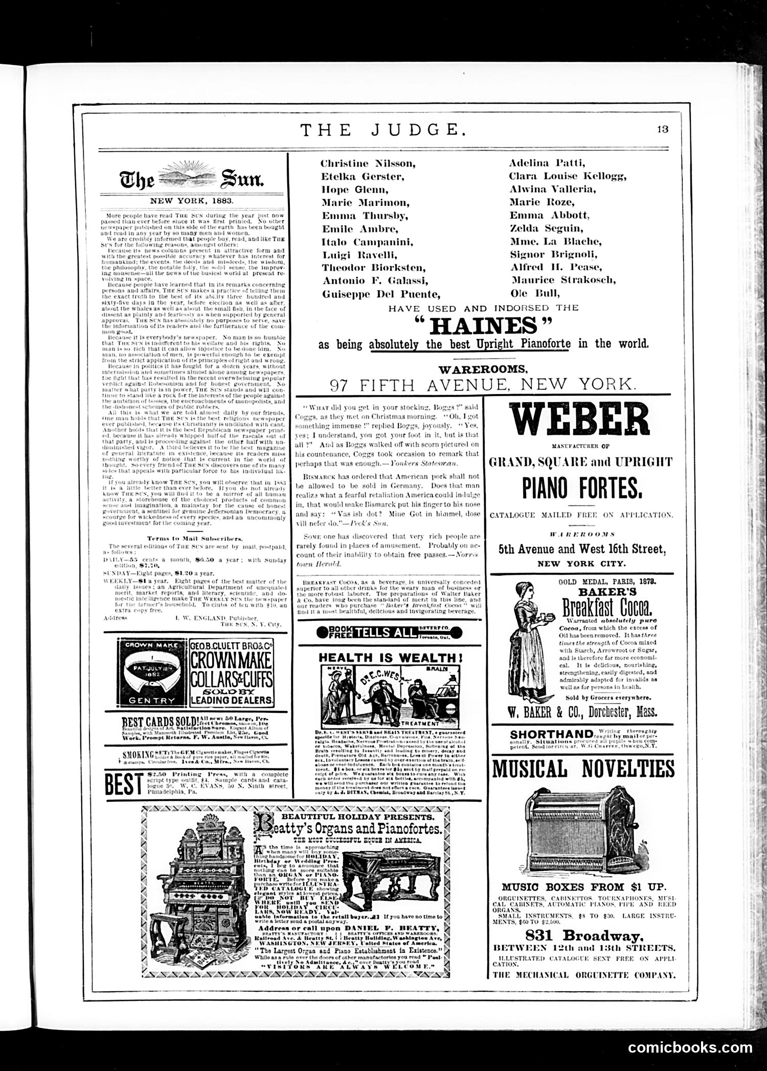 Judge — January 6, 1883 — page 13