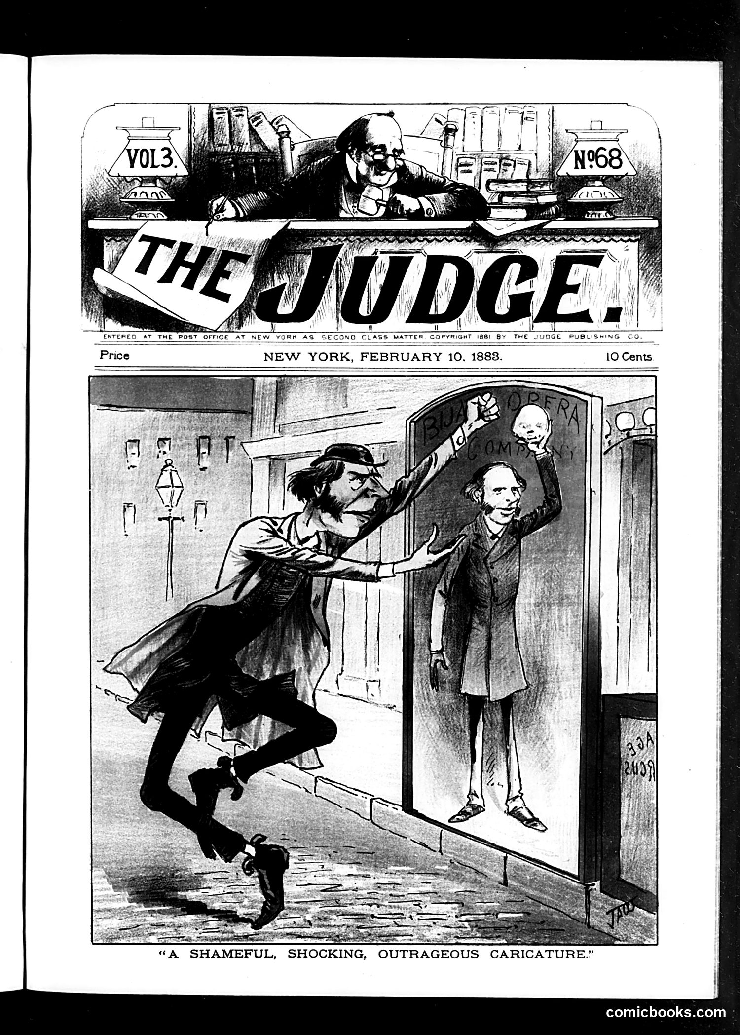 Judge — February 10, 1883 — page 1: Judge, 1883-02-10