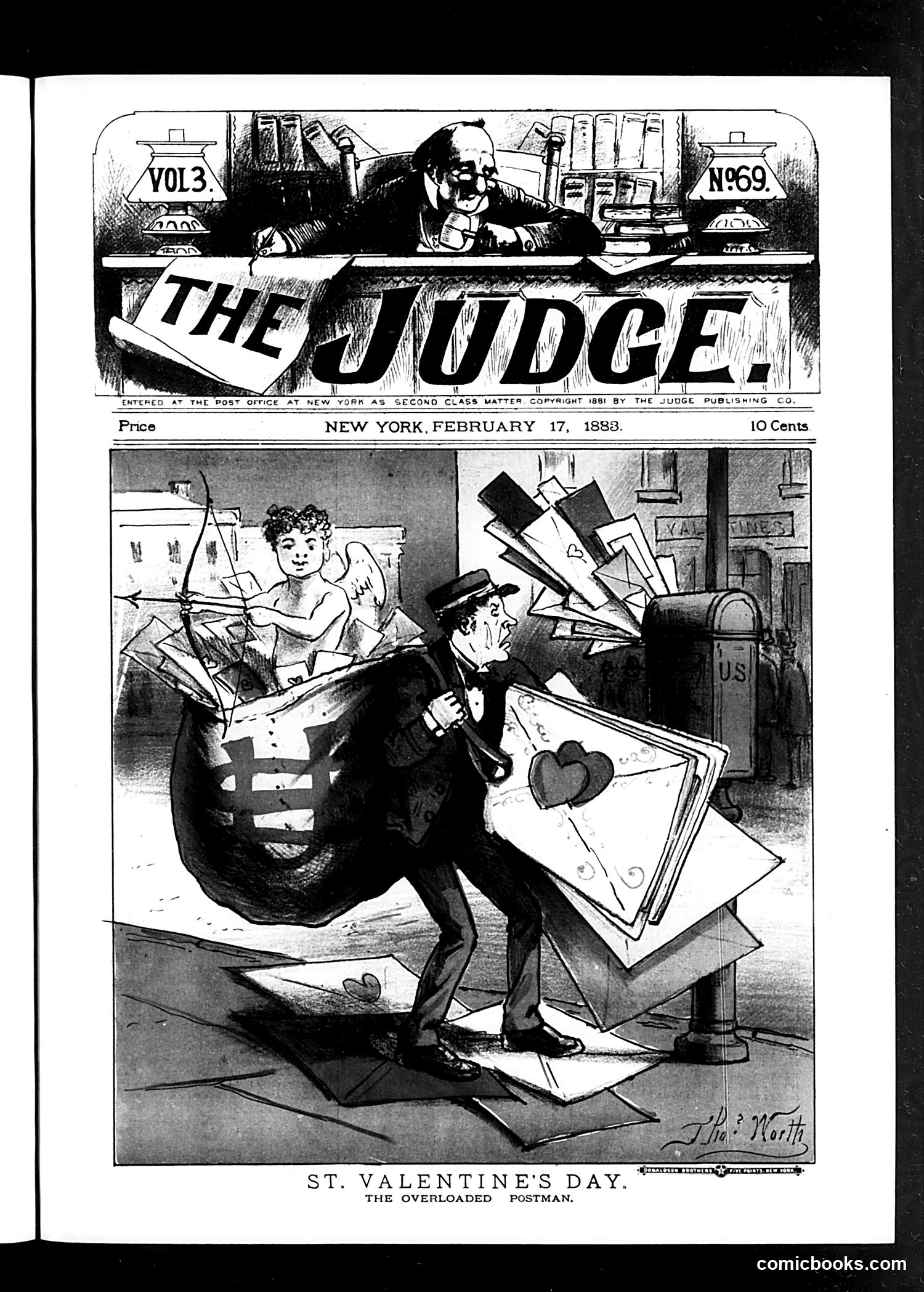 Judge — February 17, 1883 — page 1: Judge, 1883-02-17