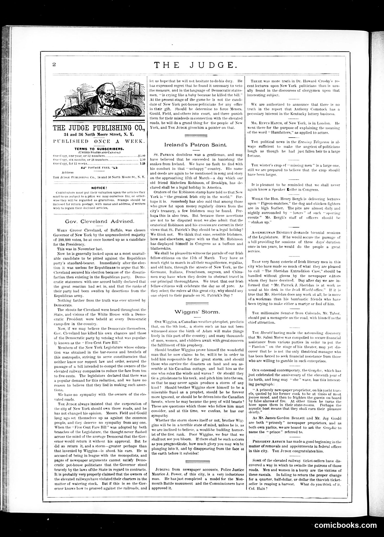 Judge — March 17, 1883 — page 2: Judge, 1883-03-17