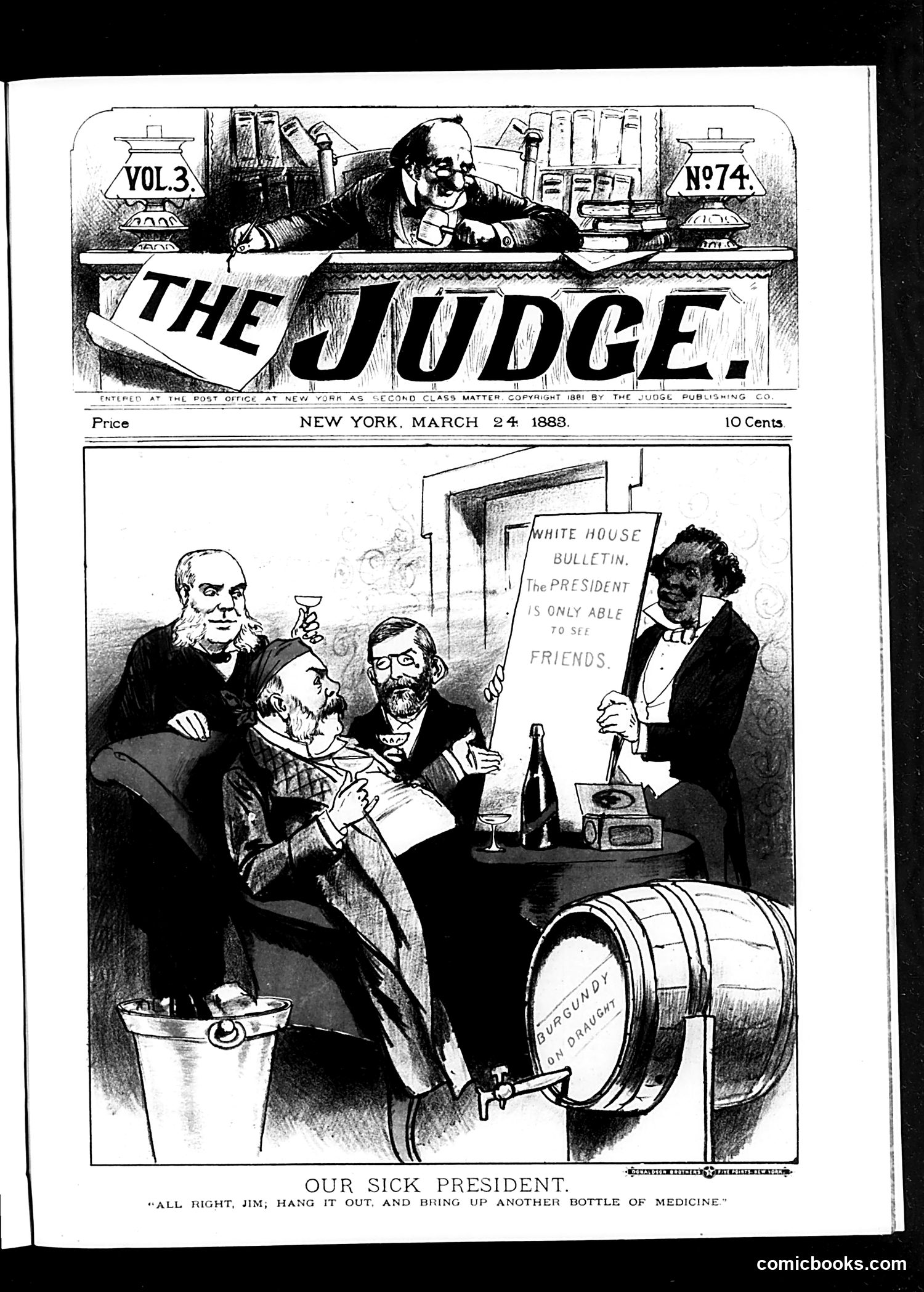 Judge — March 24, 1883 — page 1: Judge, 1883-03-24