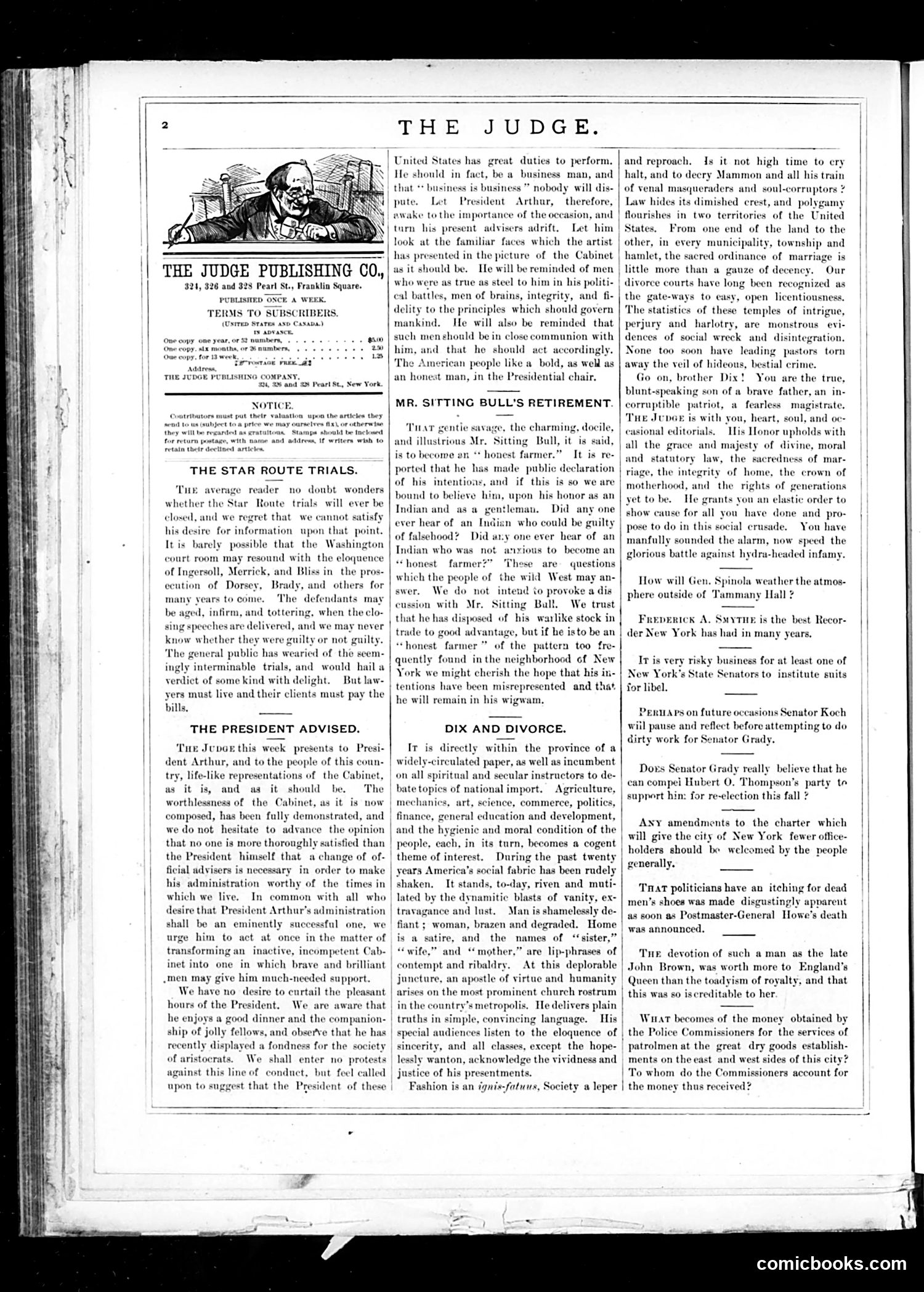 Judge — April 14, 1883 — page 2: Judge, 1883-04-14