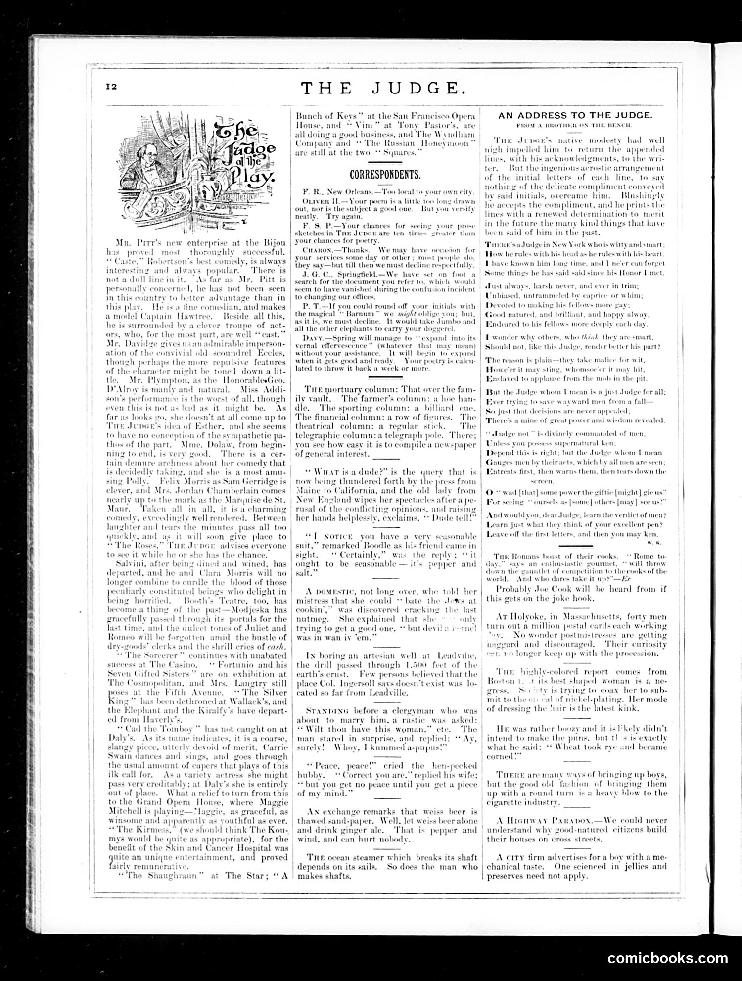 Judge — May 12, 1883 — page 12
