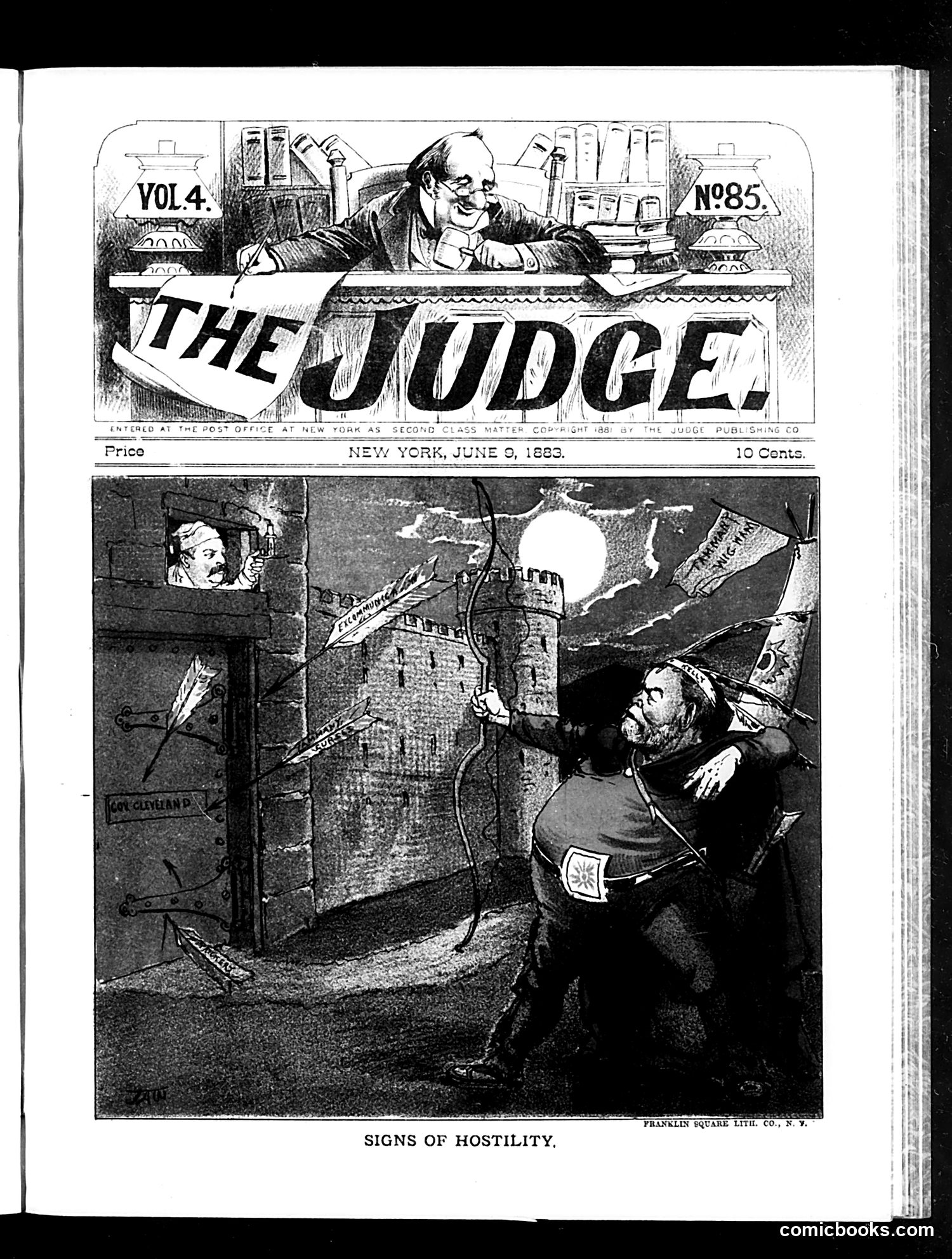 Judge — June 9, 1883 — page 1: Judge, 1883-06-09