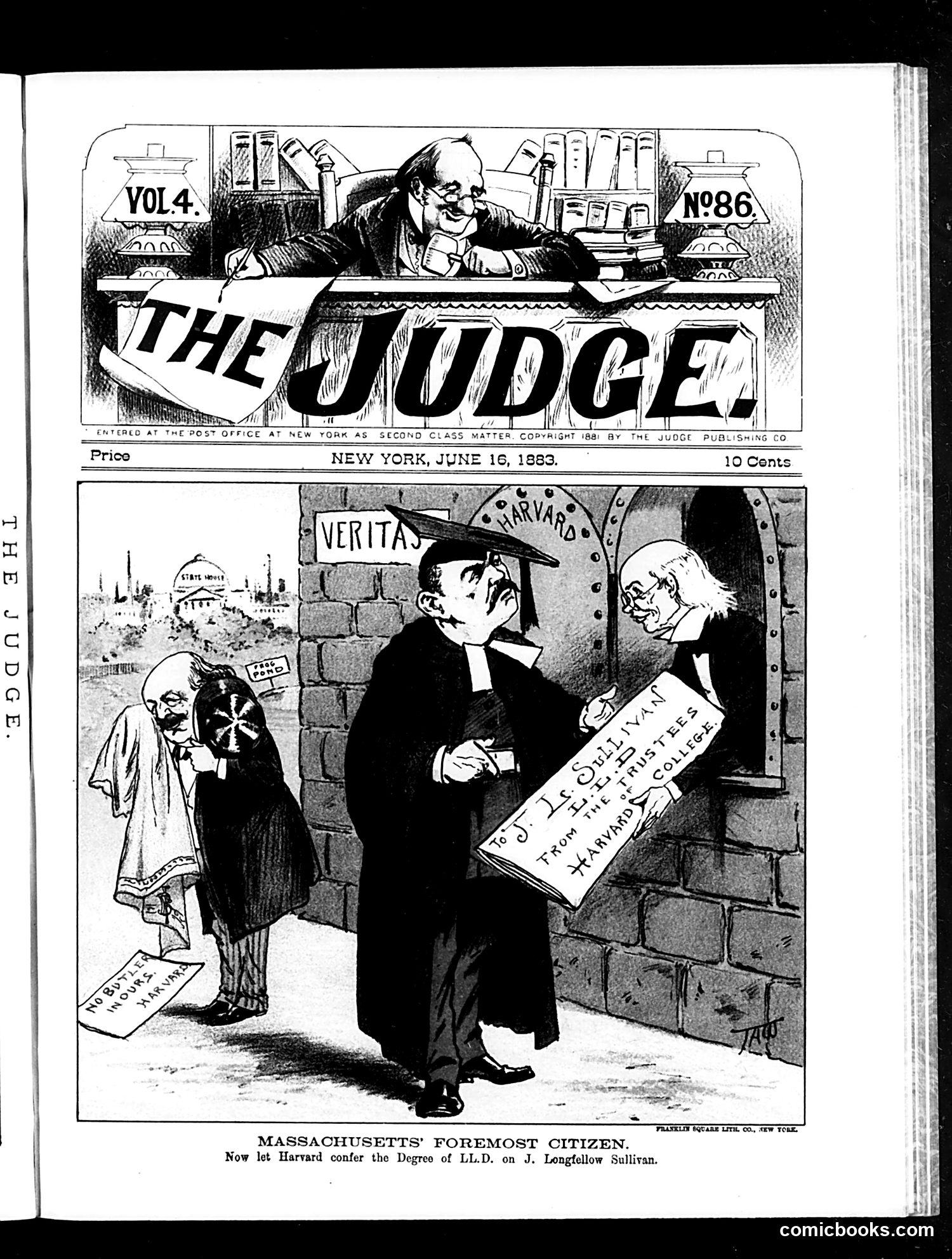 Judge — June 16, 1883 — page 1: Judge, 1883-06-16