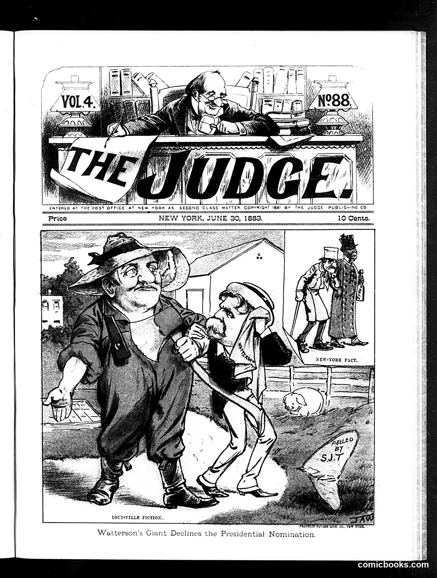 Judge — June 30, 1883 — page 1: Judge, 1883-06-30