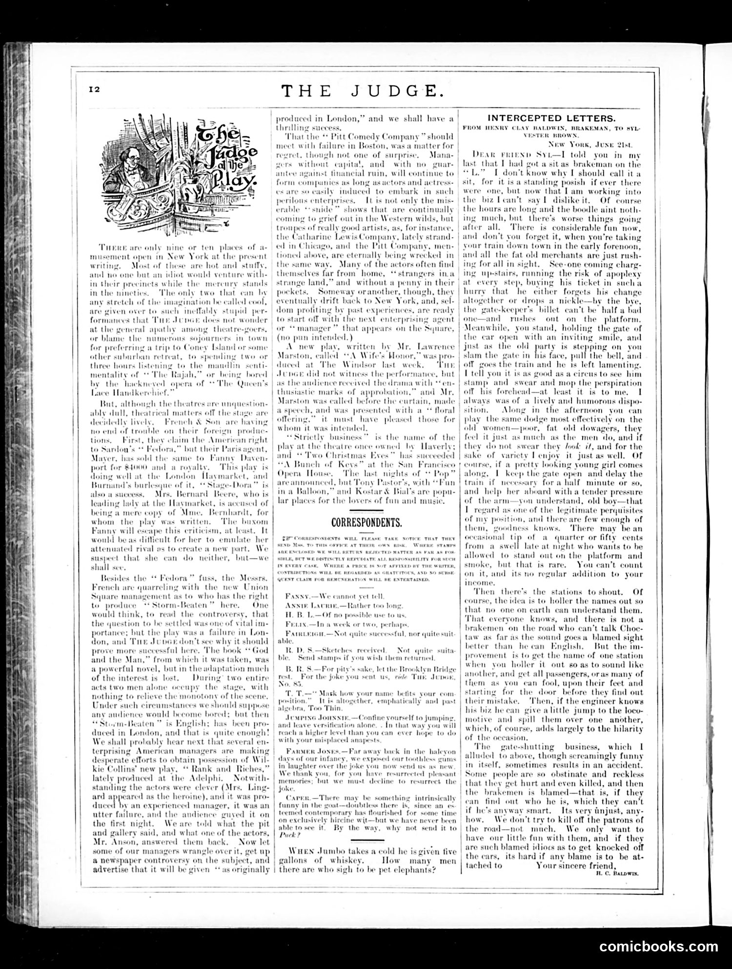 Judge — July 7, 1883 — page 12