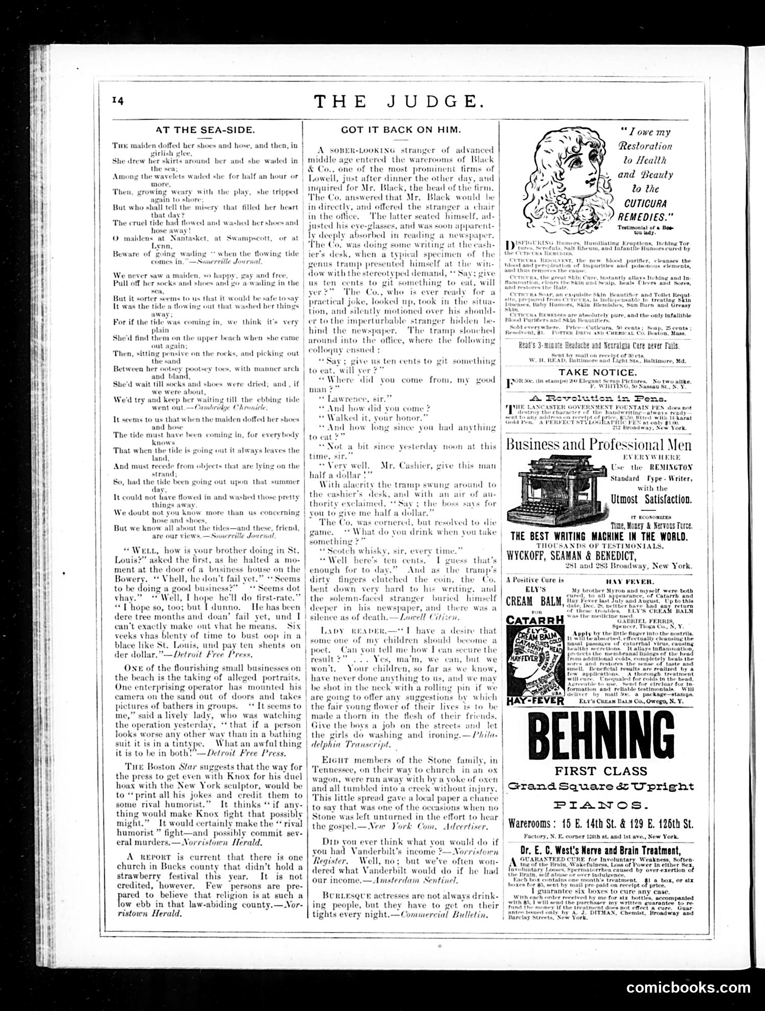 Judge — August 4, 1883 — page 14
