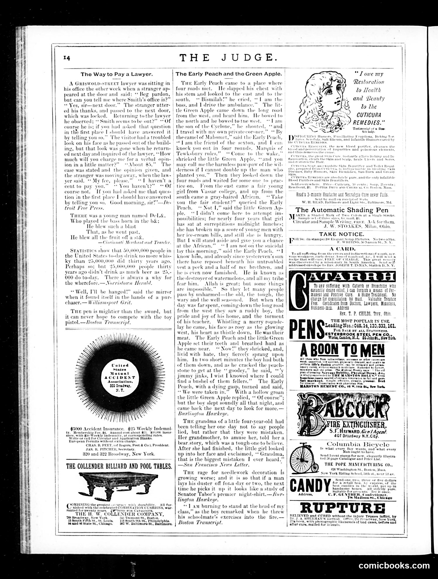 Judge — August 11, 1883 — page 14
