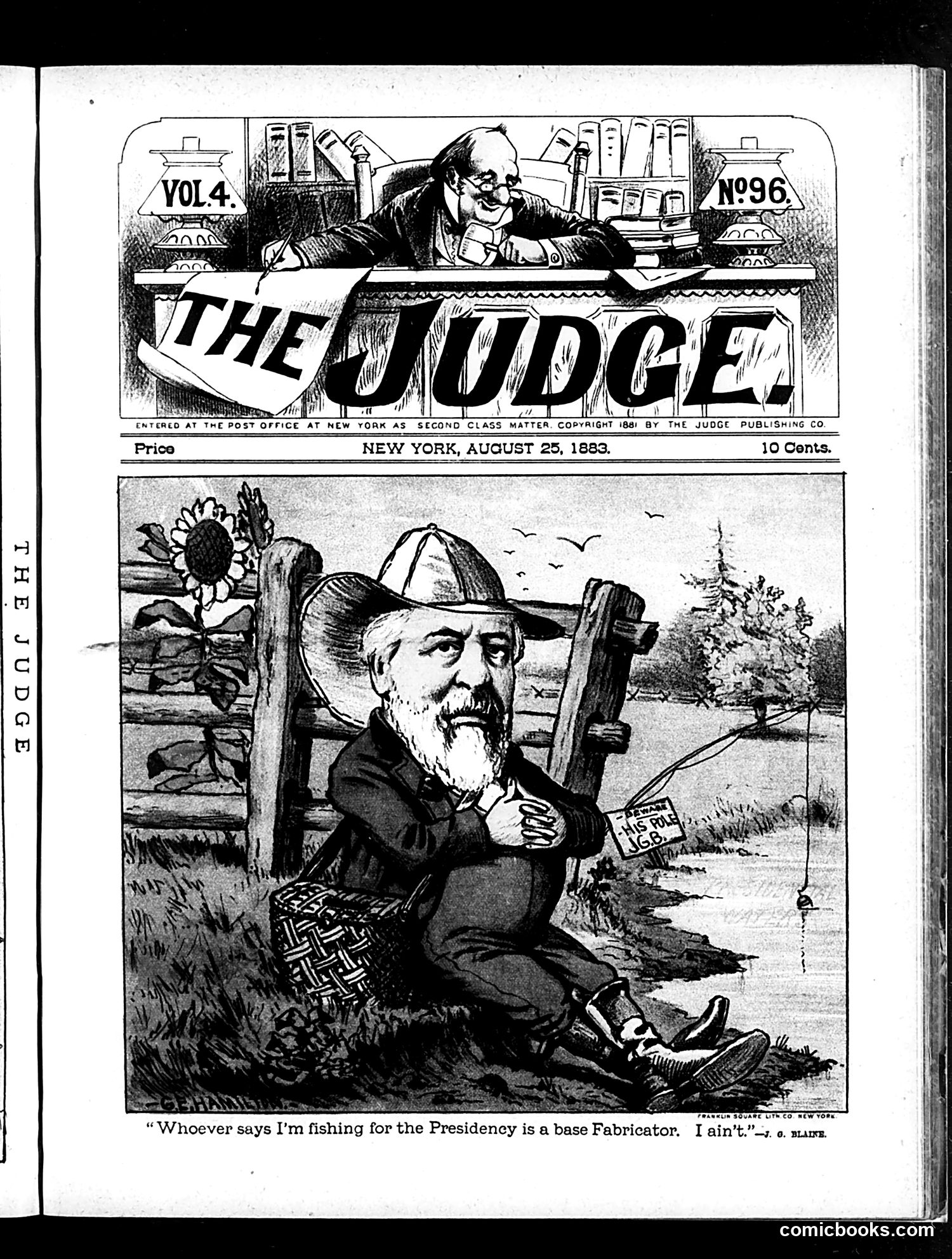 Judge — August 25, 1883 — page 1: Judge, 1883-08-25
